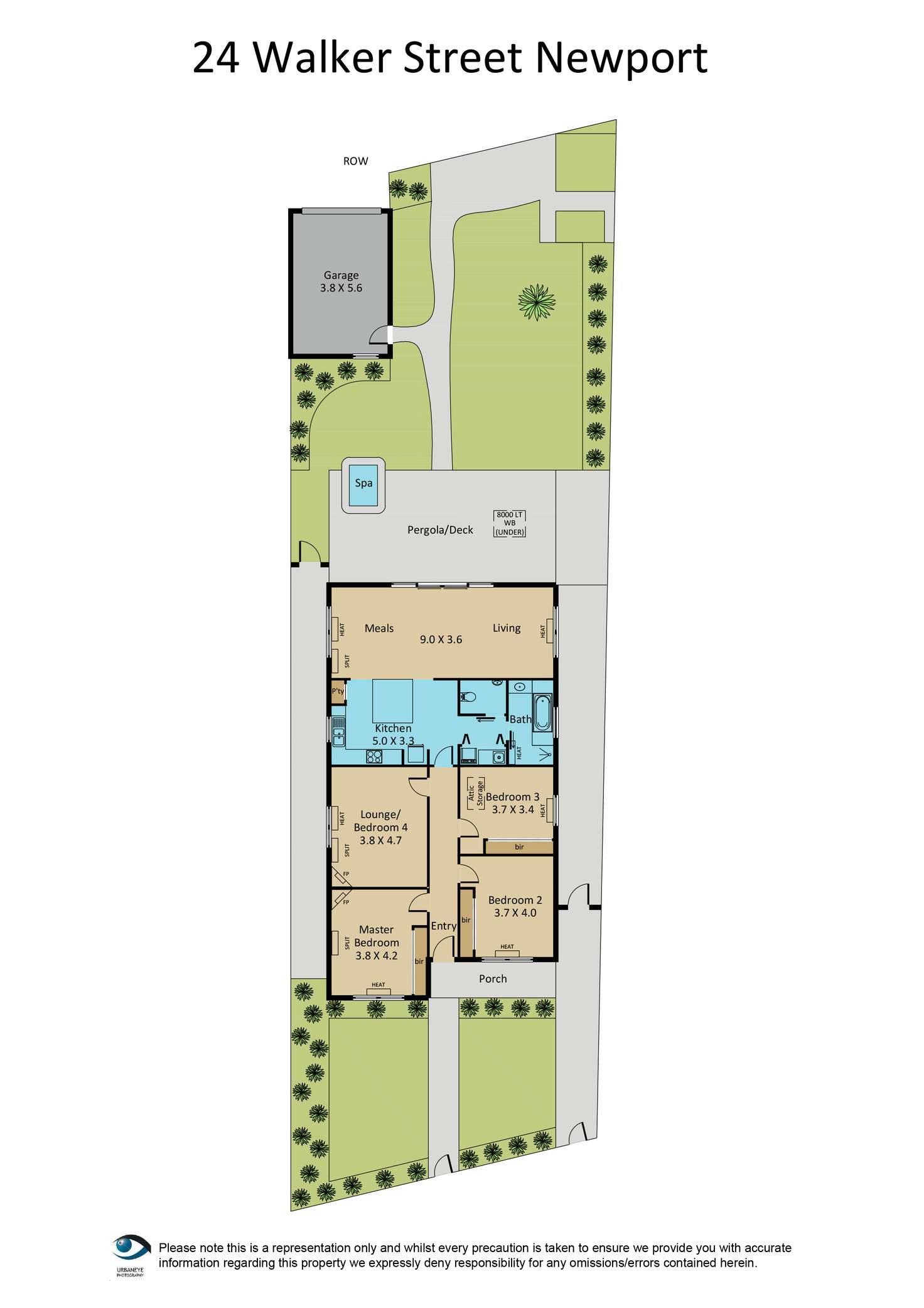 Floorplan of Homely house listing, 24 Walker Street, Newport VIC 3015