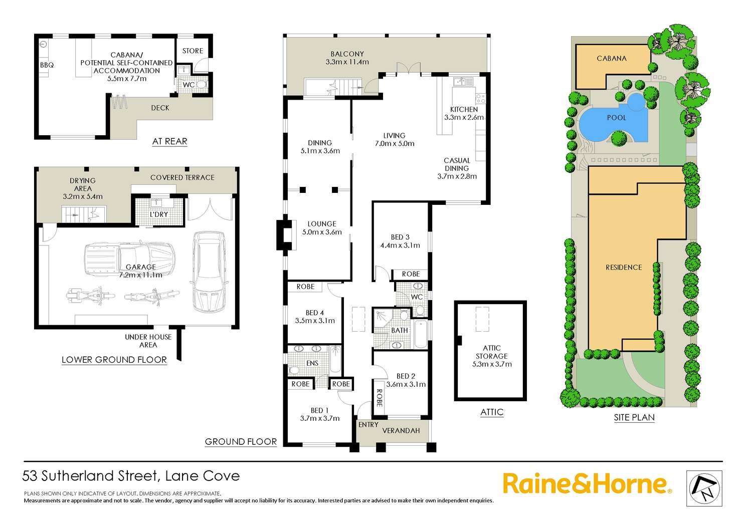 Floorplan of Homely house listing, 53 Sutherland Street, Lane Cove NSW 2066