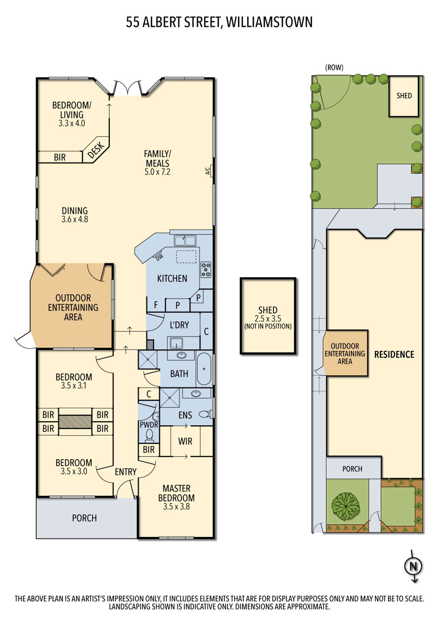 Floorplan of Homely house listing, 55 Albert Street, Williamstown VIC 3016