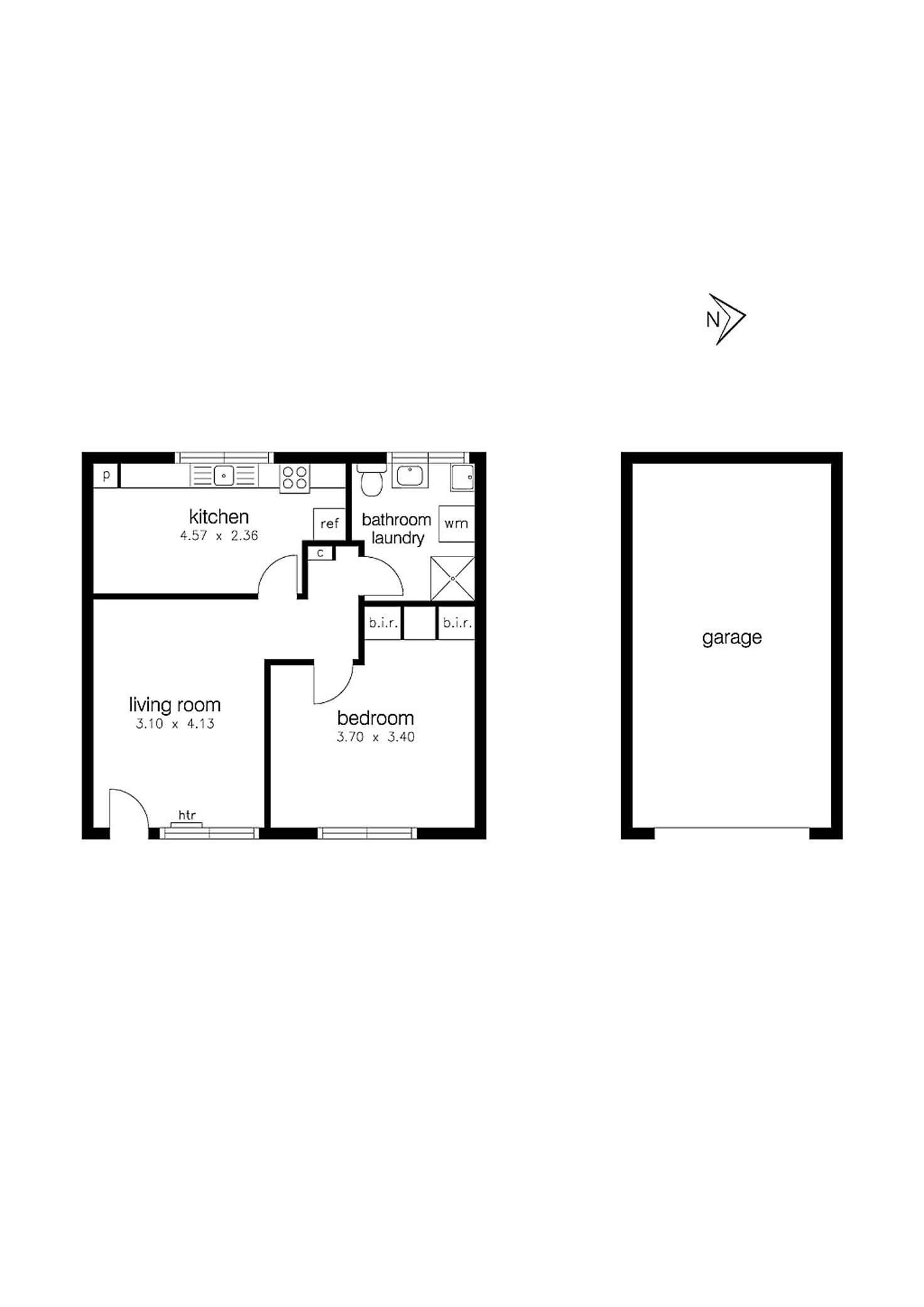 Floorplan of Homely unit listing, 5/10 Carmichael Street, West Footscray VIC 3012