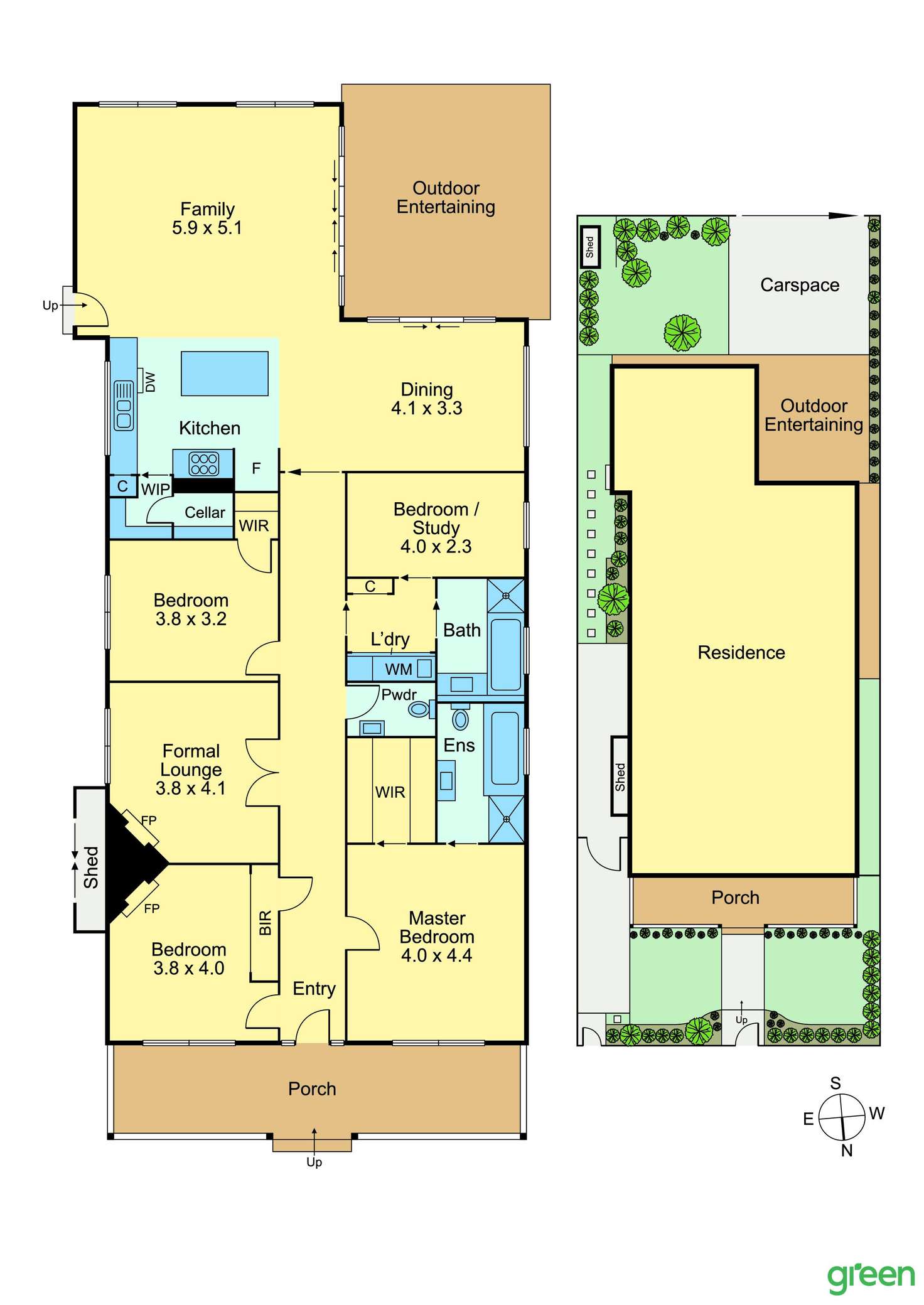 Floorplan of Homely house listing, 59 Yarra Street, Williamstown VIC 3016