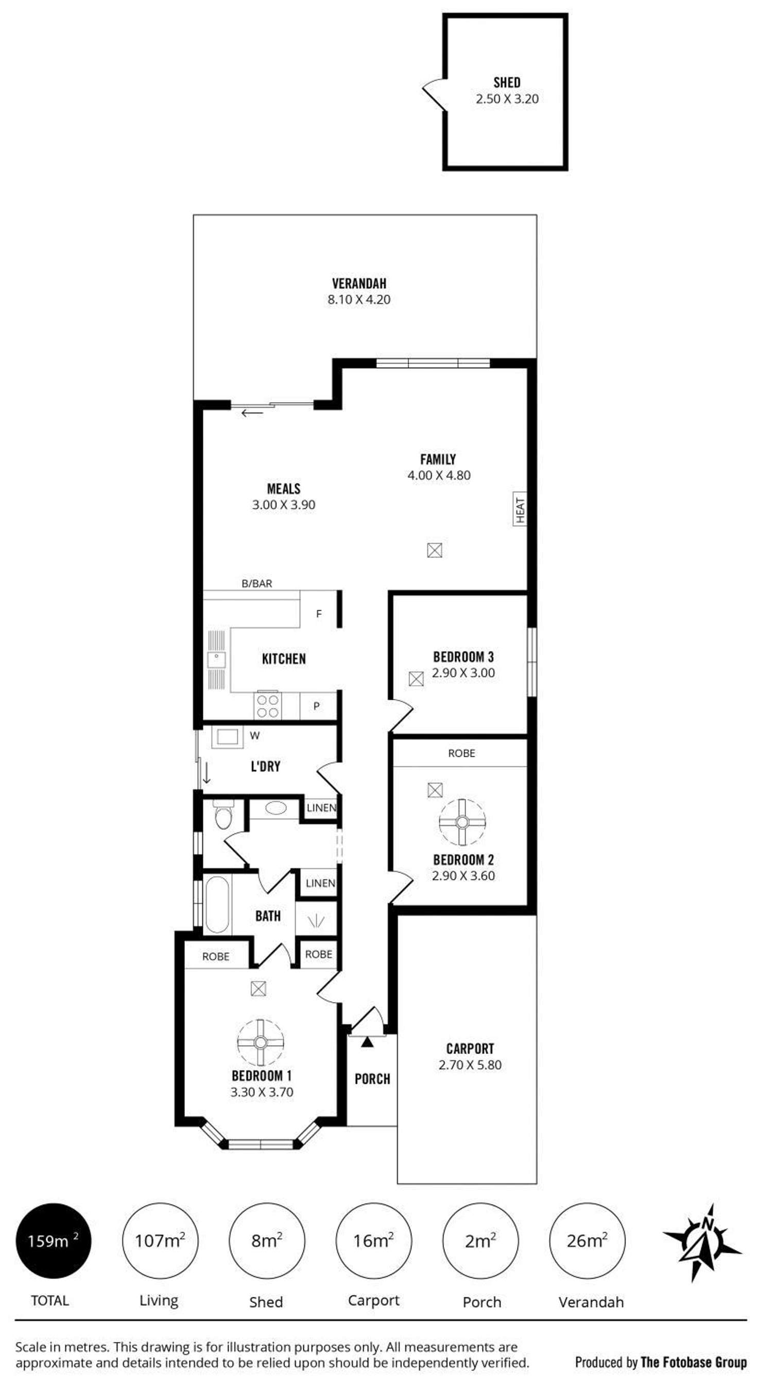 Floorplan of Homely house listing, 29 CHAMPAGNE CRESCENT, Woodcroft SA 5162