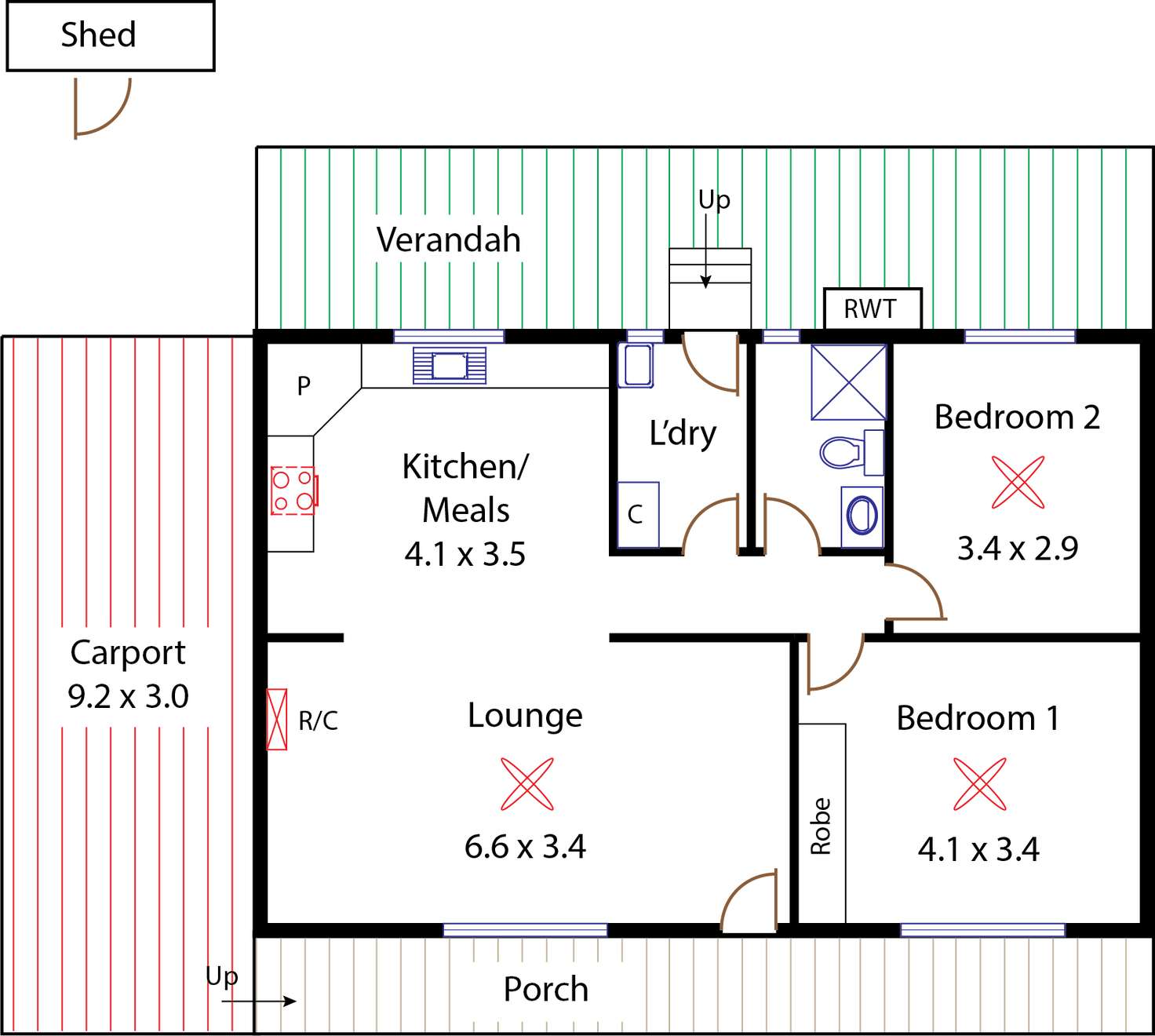 Floorplan of Homely house listing, Site 96/1 Andrews Road, Penfield SA 5121