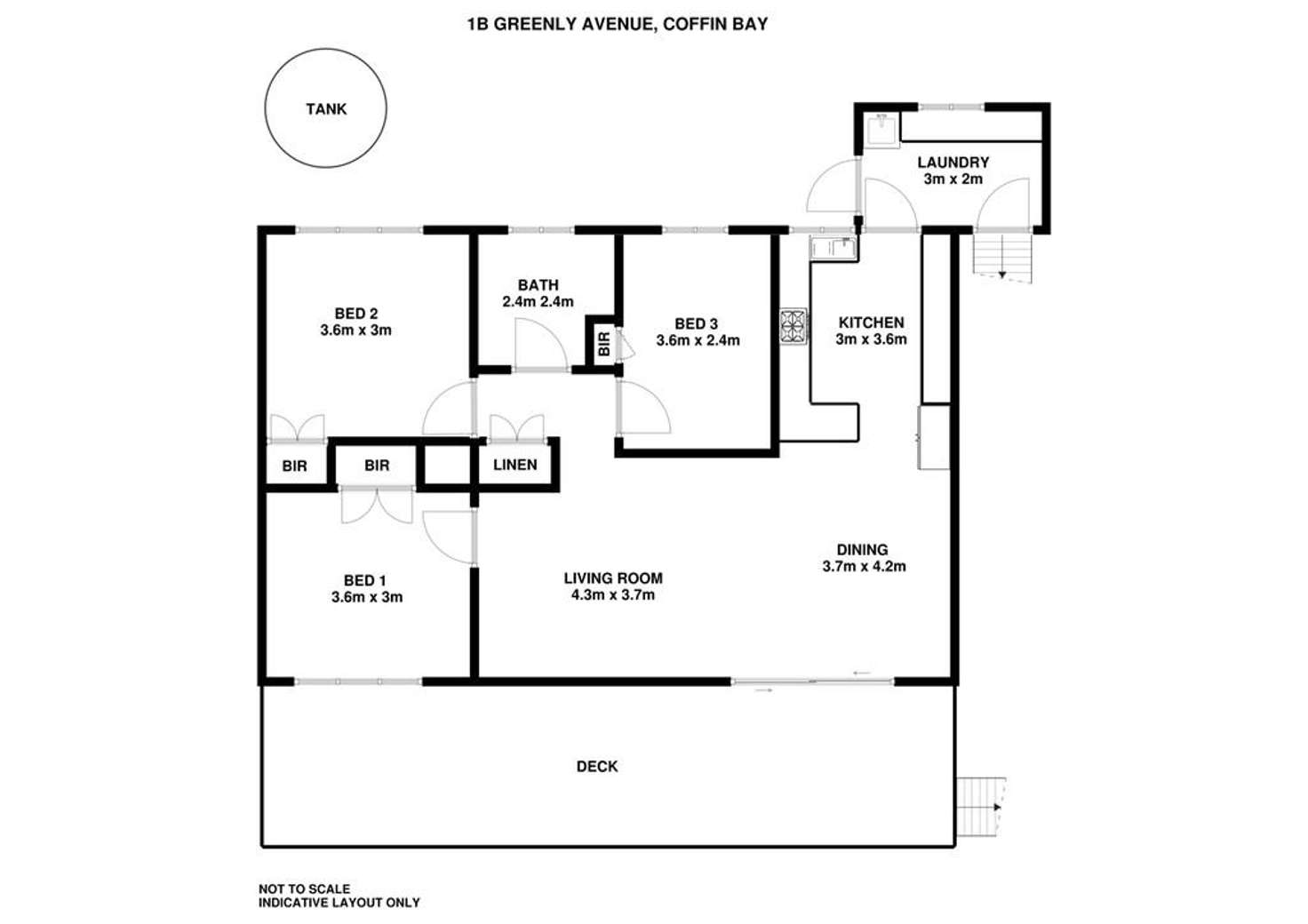 Floorplan of Homely house listing, 1B Greenly Avenue, Coffin Bay SA 5607