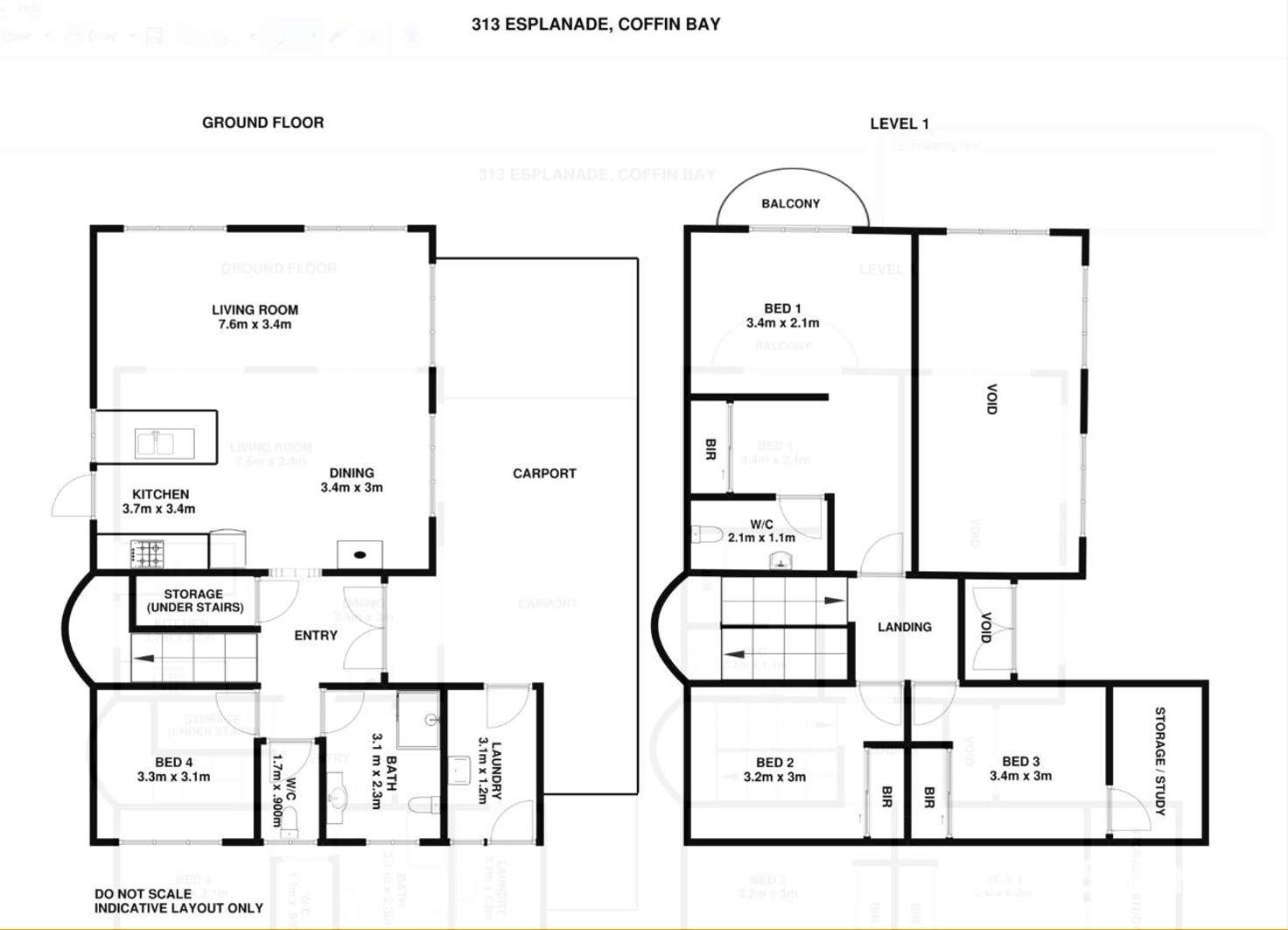 Floorplan of Homely house listing, 313 Esplanade, Coffin Bay SA 5607