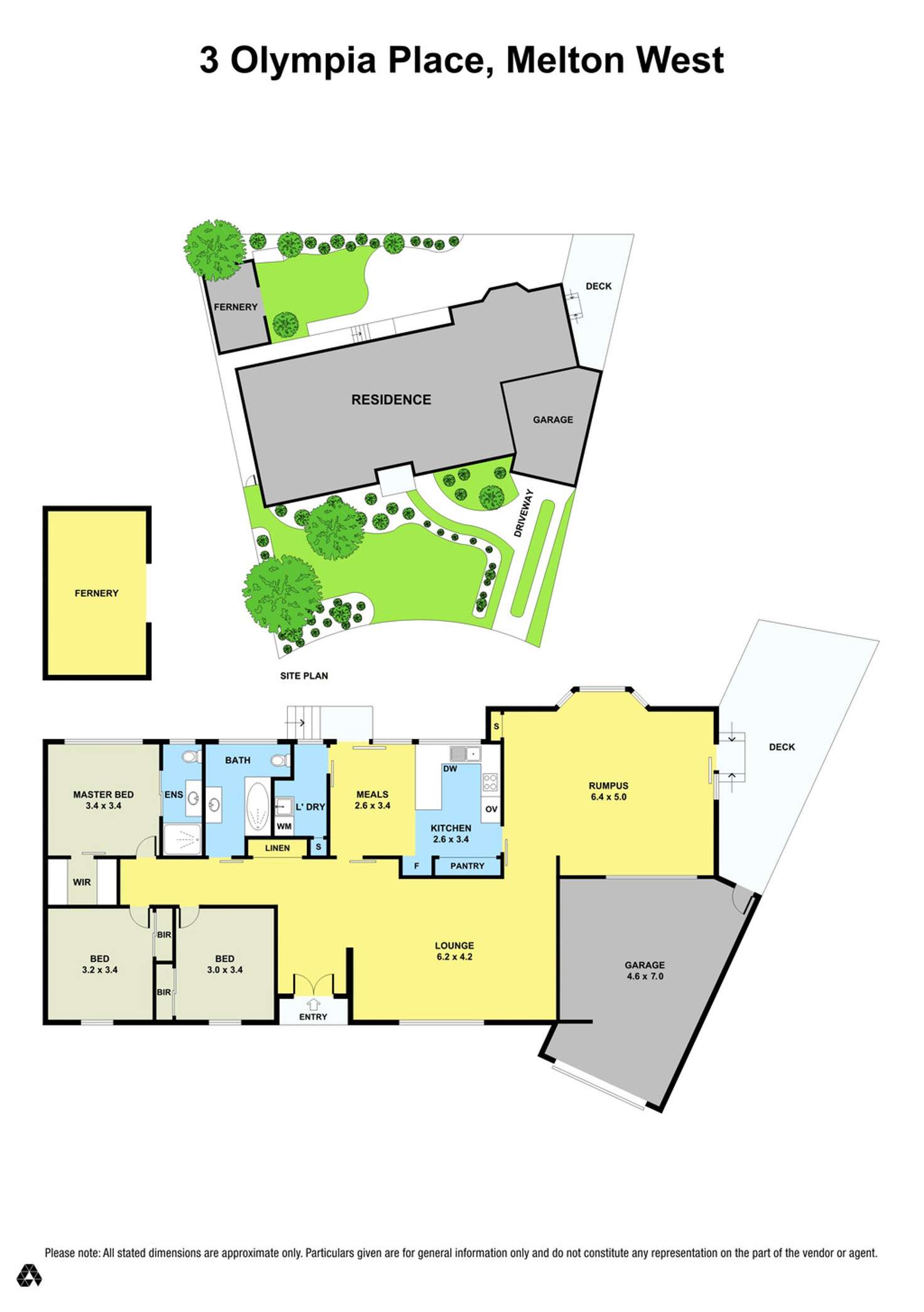 Floorplan of Homely house listing, 3 Olympia Place, Melton West VIC 3337