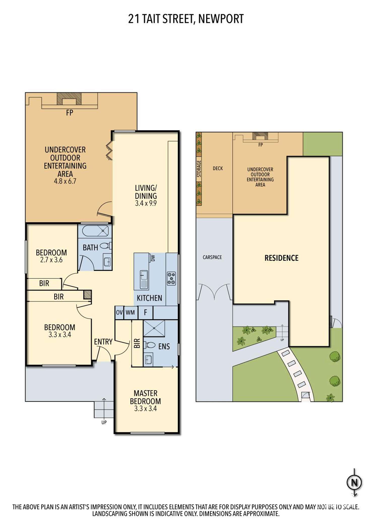 Floorplan of Homely house listing, 21 Tait Street, Newport VIC 3015