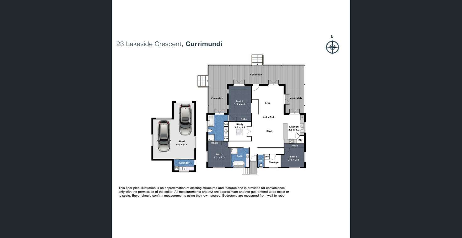 Floorplan of Homely house listing, 23 Lakeside Crescent, Currimundi QLD 4551