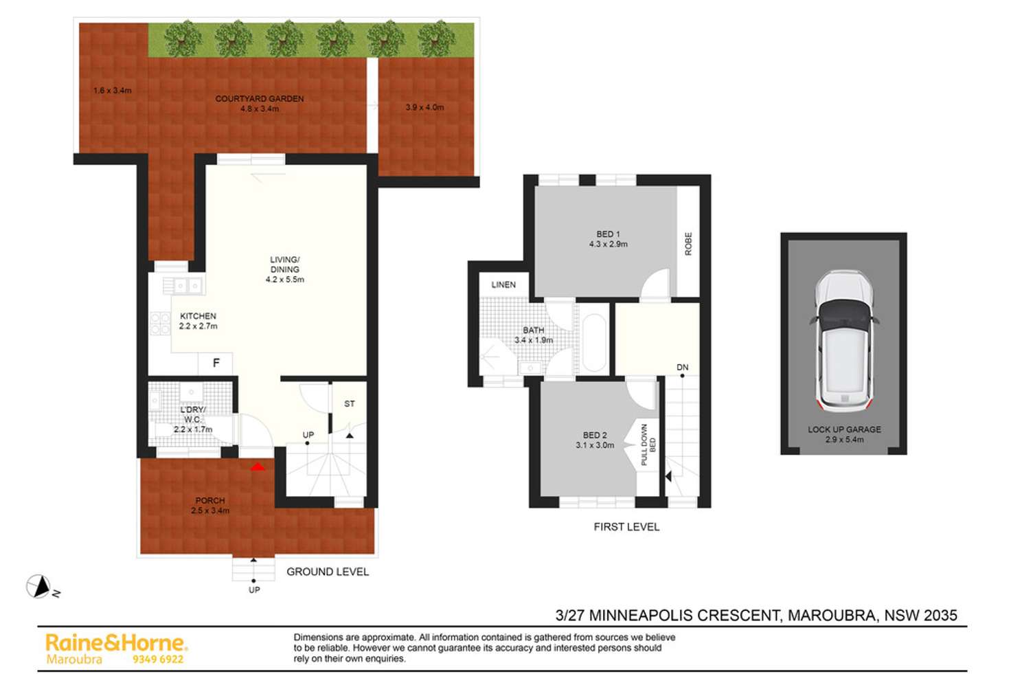 Floorplan of Homely house listing, 3/27 Minneapolis Cres, Maroubra NSW 2035