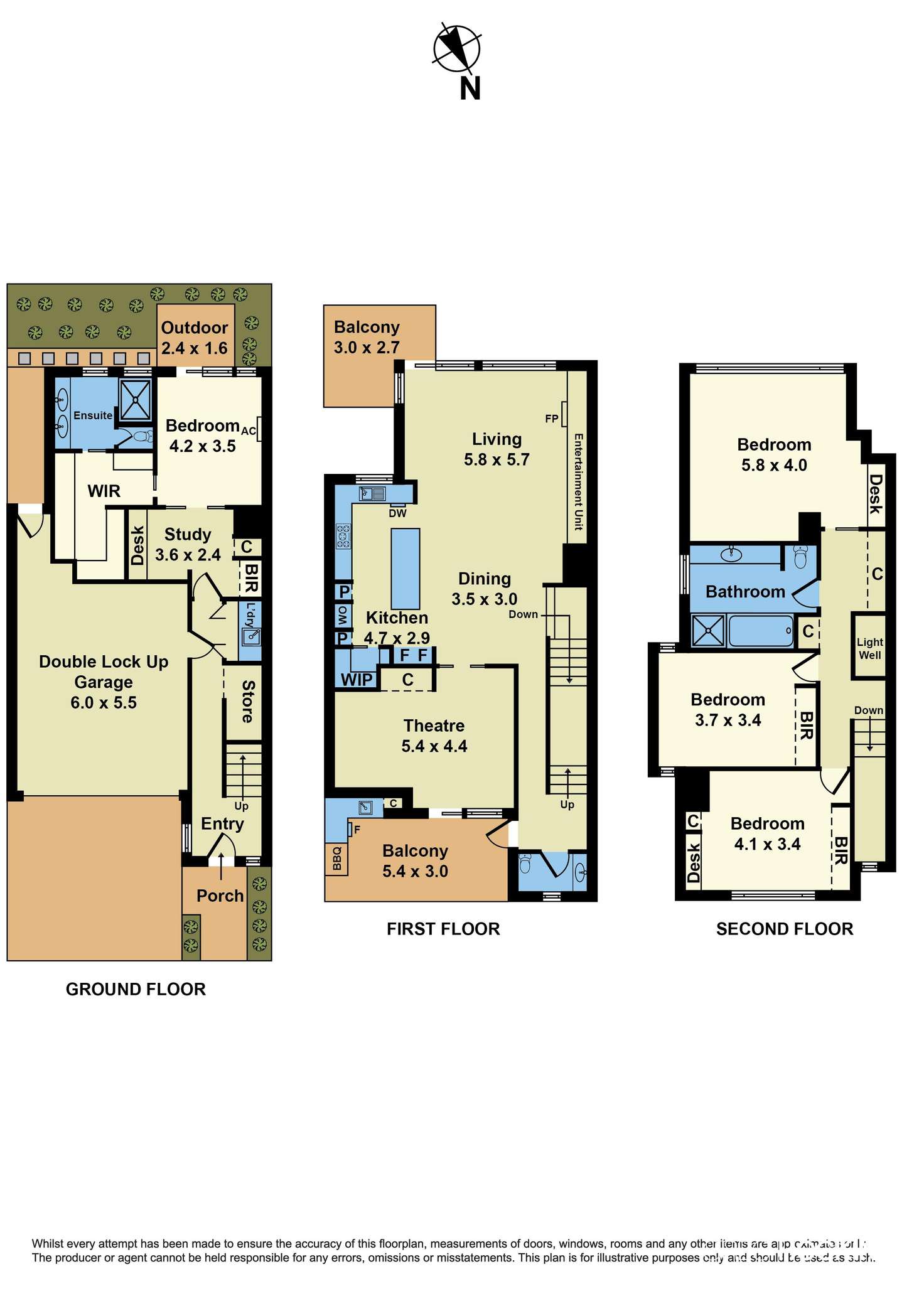 Floorplan of Homely house listing, 11 Waterfront Place, Williamstown VIC 3016