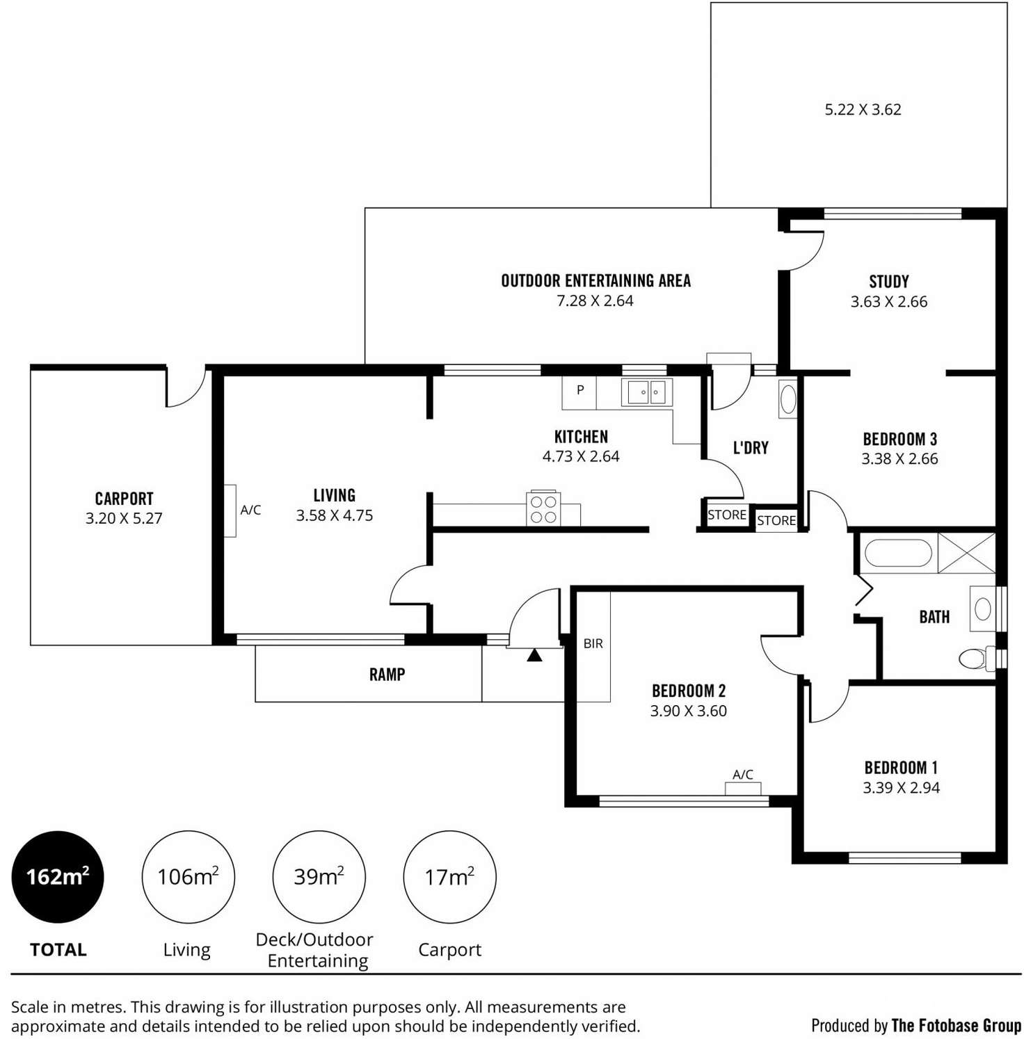 Floorplan of Homely house listing, 14 MALONE STREET, Morphett Vale SA 5162