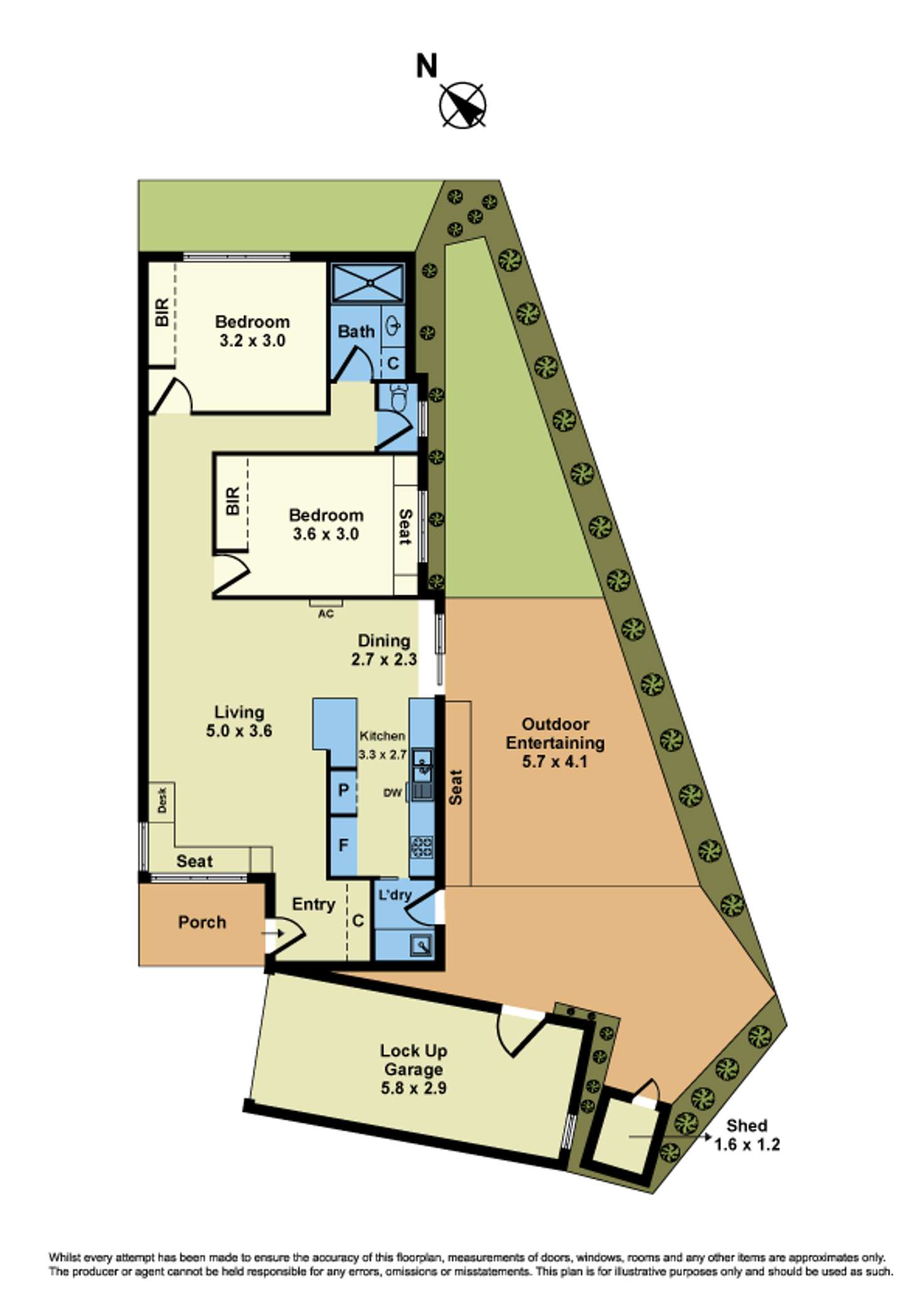 Floorplan of Homely unit listing, 6/7-9 Park Crescent, Williamstown North VIC 3016