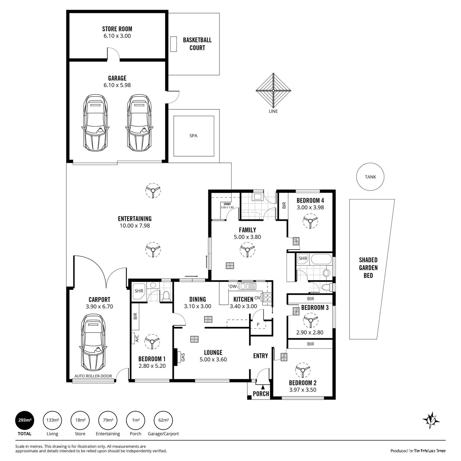 Floorplan of Homely house listing, 4 Tanderra Court, Morphett Vale SA 5162