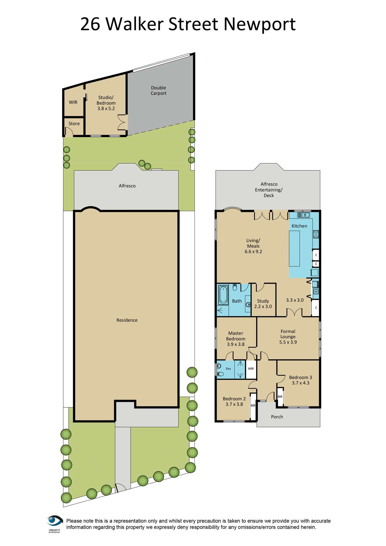 Floorplan of Homely house listing, 26 Walker Street, Newport VIC 3015