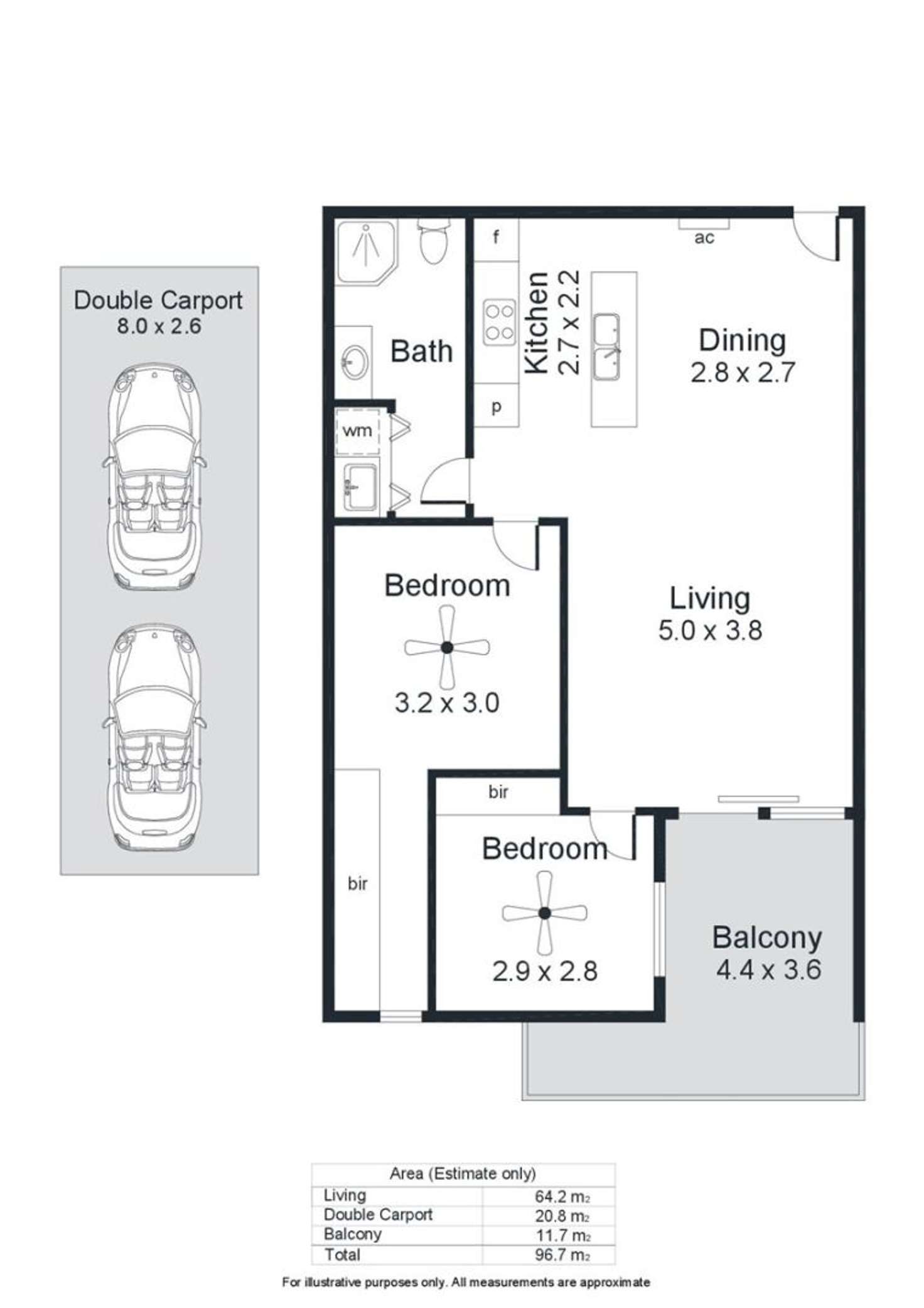 Floorplan of Homely apartment listing, 5/130 Gilles Street, Adelaide SA 5000