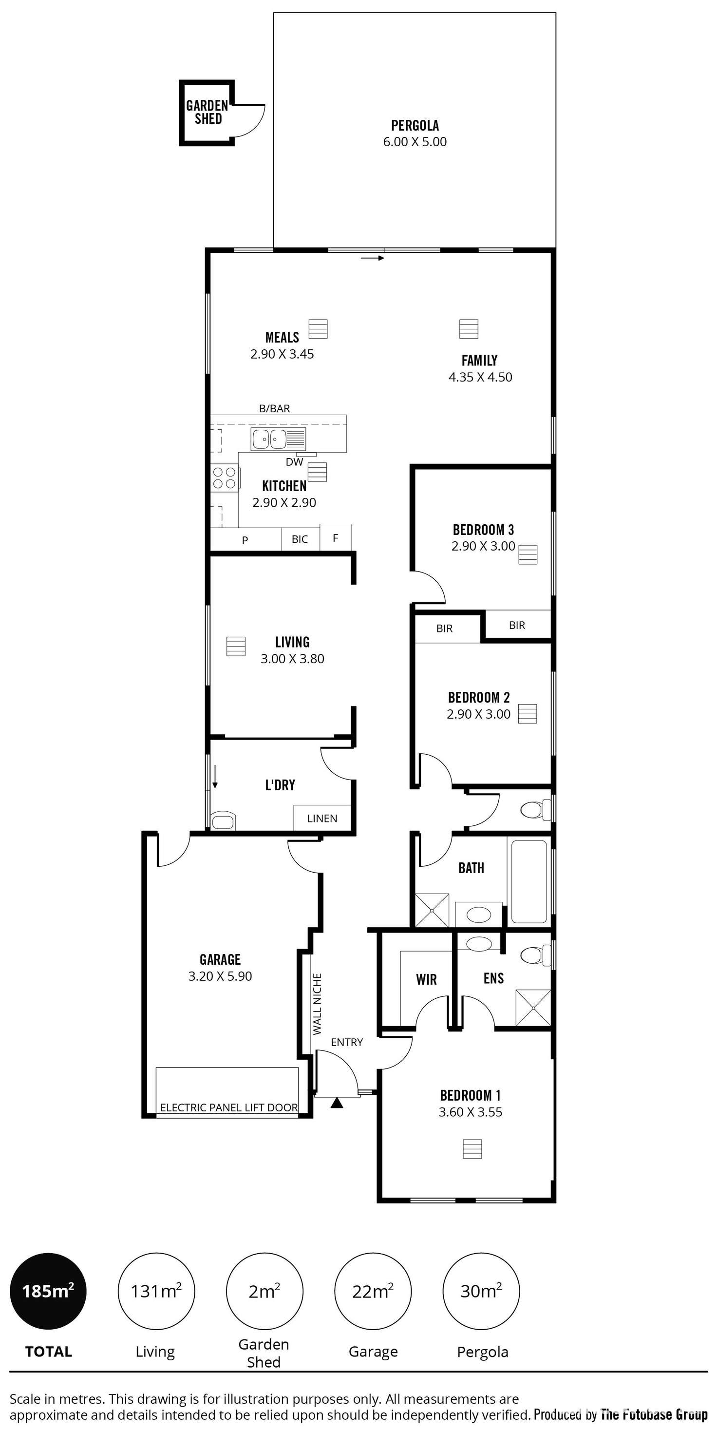Floorplan of Homely house listing, 26 Serafino Drive, Noarlunga Downs SA 5168