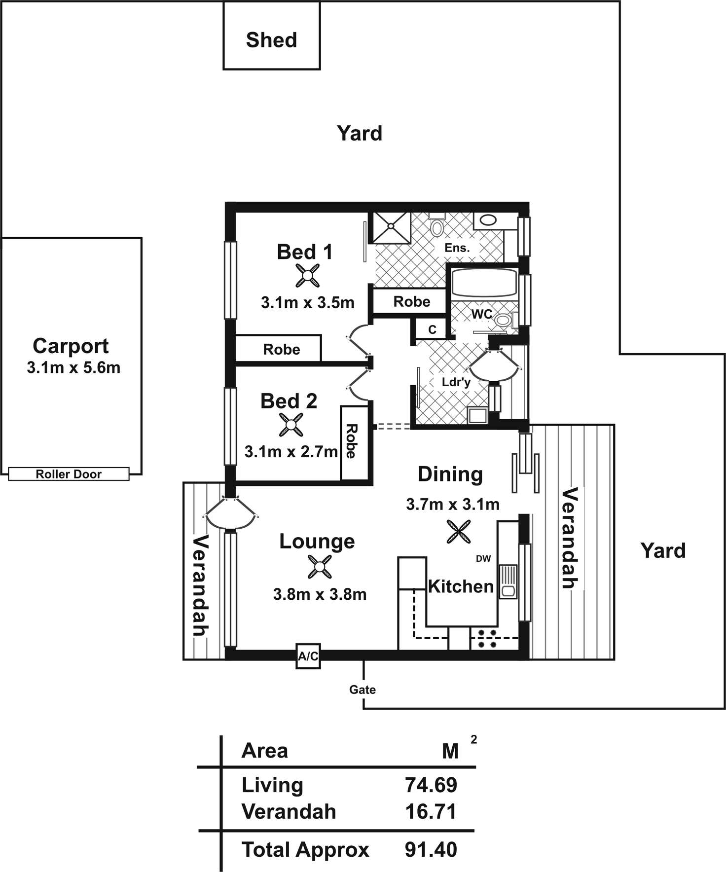 Floorplan of Homely house listing, 3/439 Commercial Road, Moana SA 5169