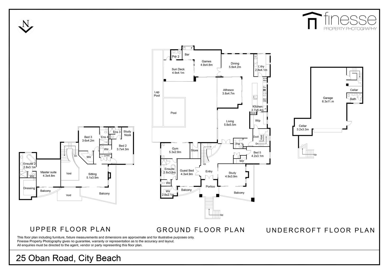 Floorplan of Homely house listing, 25 Oban Road, City Beach WA 6015