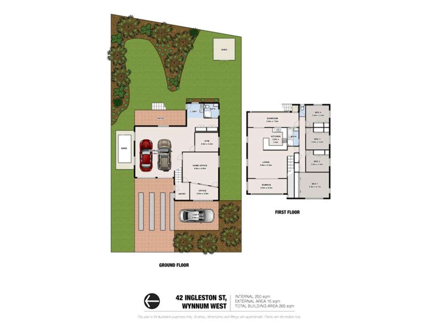 Floorplan of Homely house listing, 42 INGLESTON STREET, Wynnum West QLD 4178