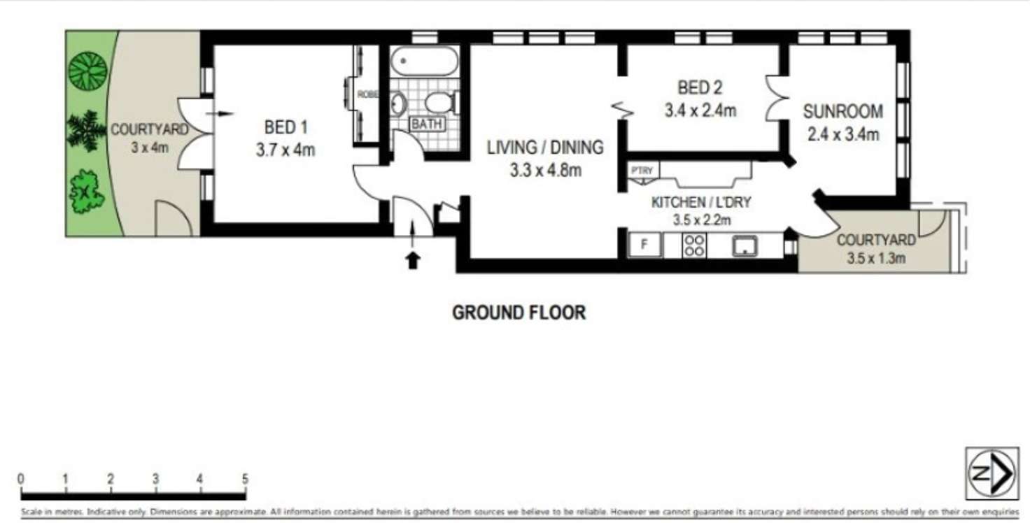 Floorplan of Homely apartment listing, 3/26-28 Eastern Avenue, Dover Heights NSW 2030