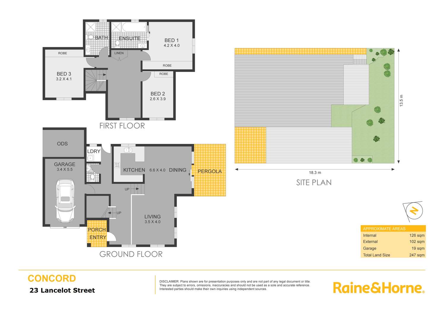 Floorplan of Homely other listing, 23 Lancelot Street, Concord NSW 2137