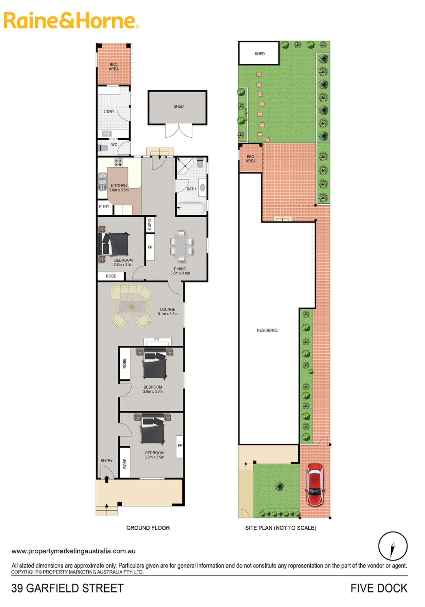 Floorplan of Homely house listing, 39 GARFIELD STREET, Five Dock NSW 2046