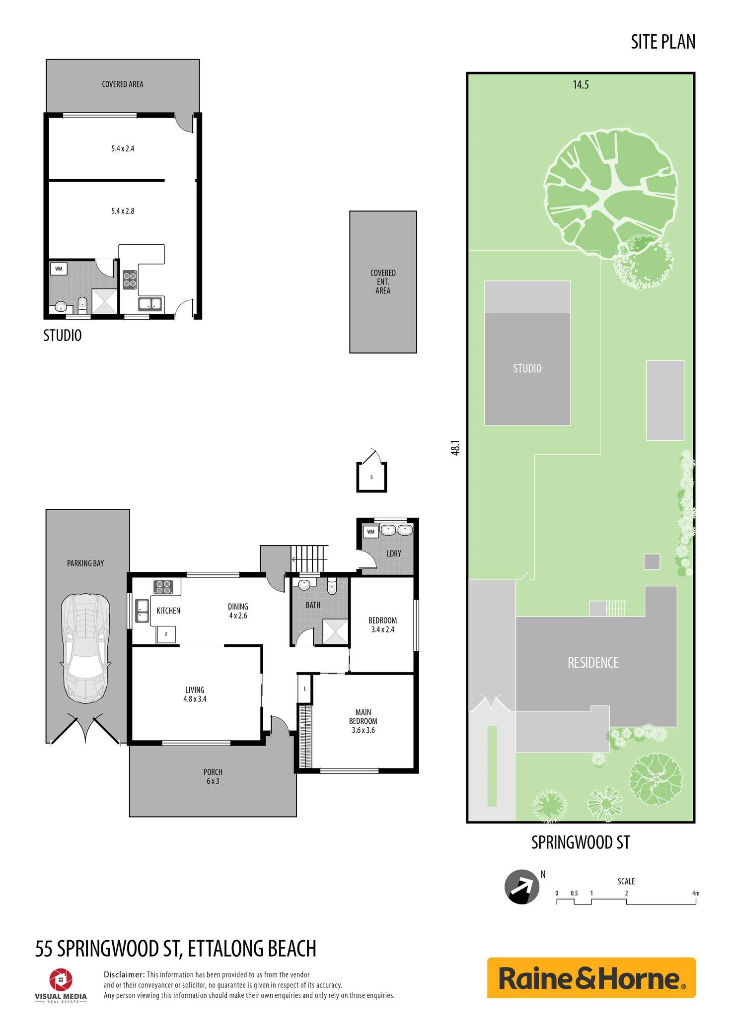 Floorplan of Homely house listing, 55 Springwood Street, Ettalong Beach NSW 2257