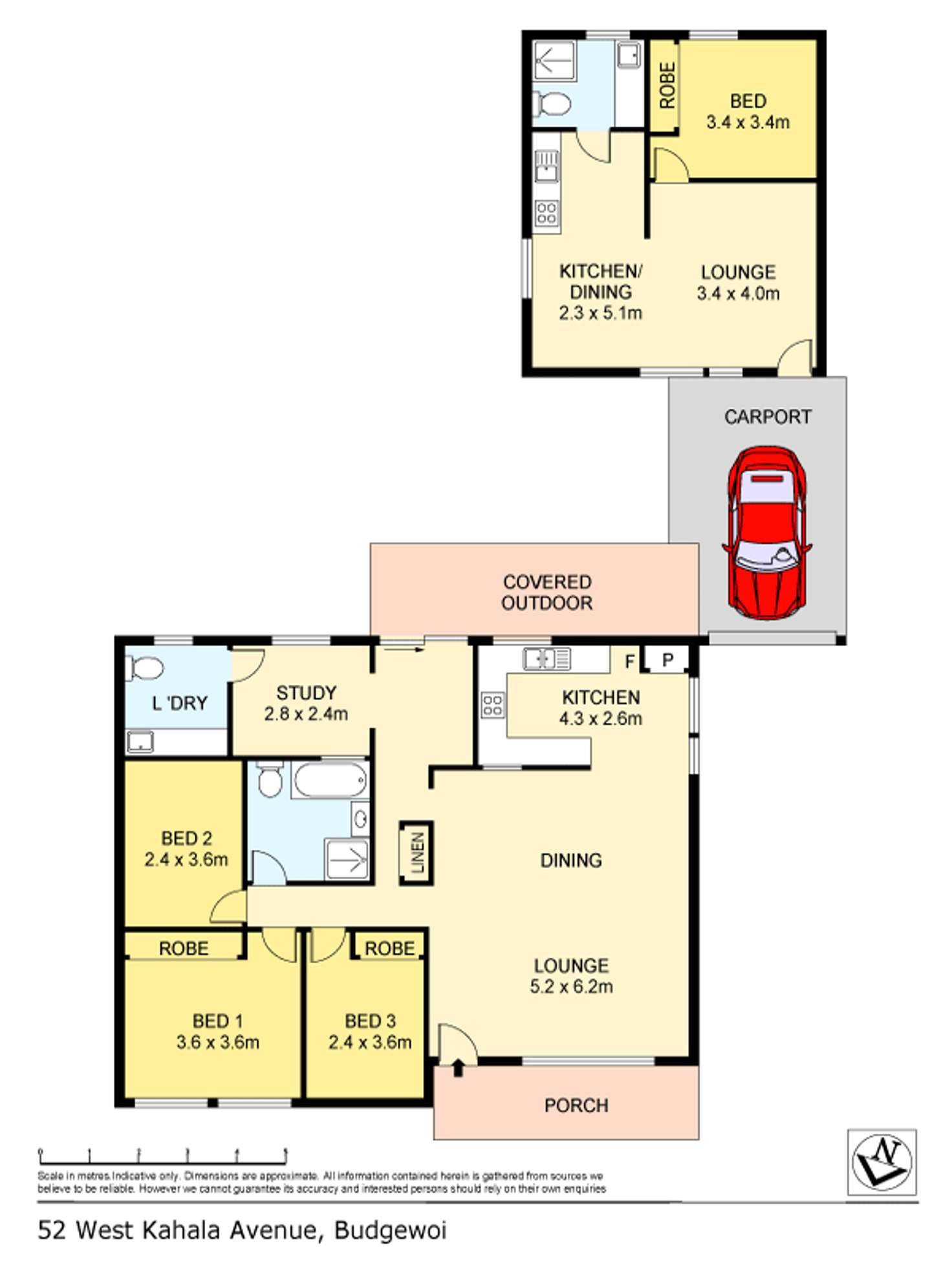 Floorplan of Homely house listing, 52 West Kahala Avenue, Budgewoi NSW 2262