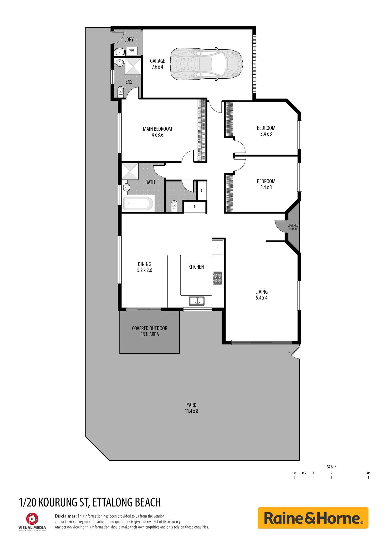 Floorplan of Homely villa listing, 20 Kourung Street, Ettalong Beach NSW 2257