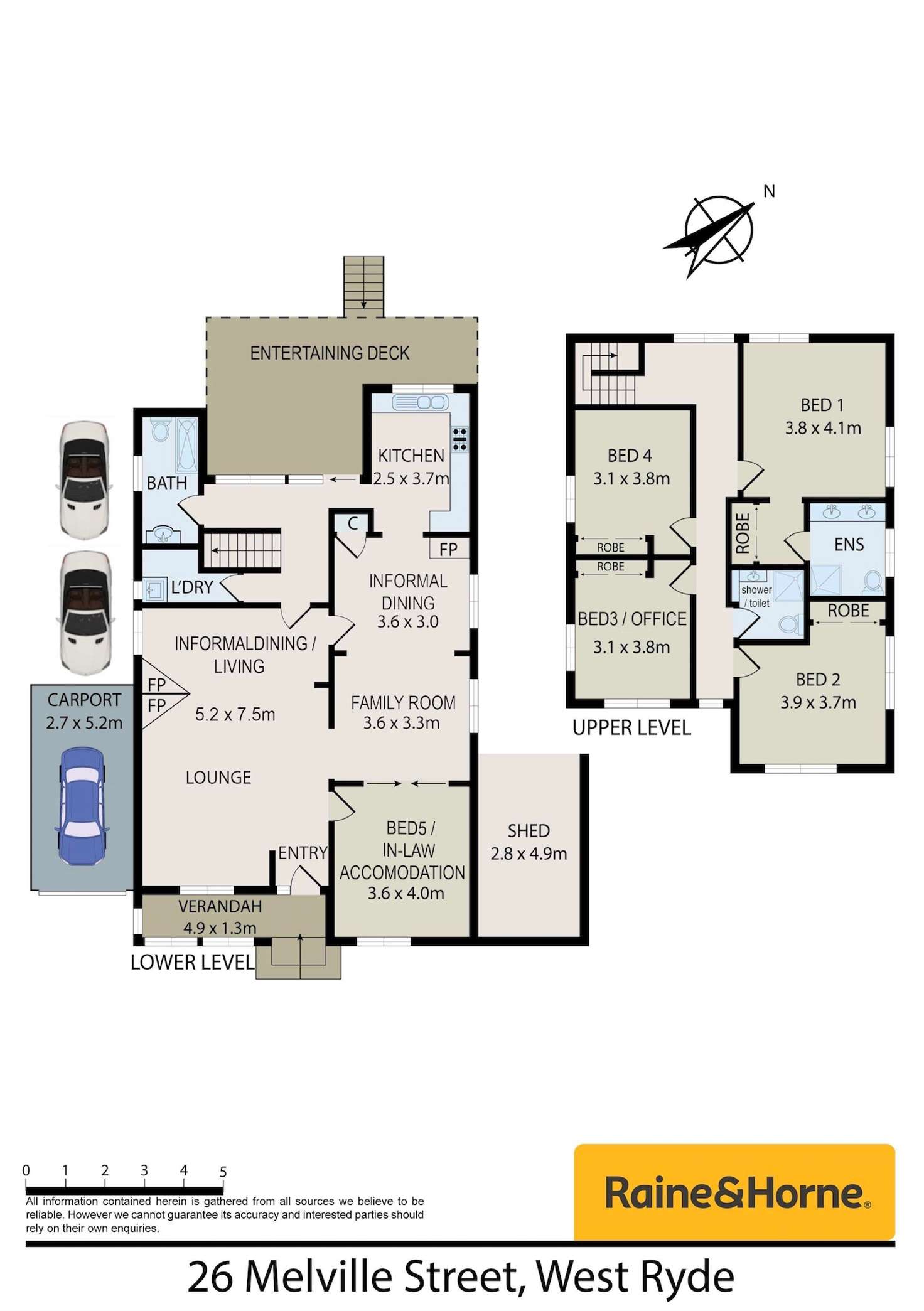 Floorplan of Homely house listing, 26 Melville Street, West Ryde NSW 2114