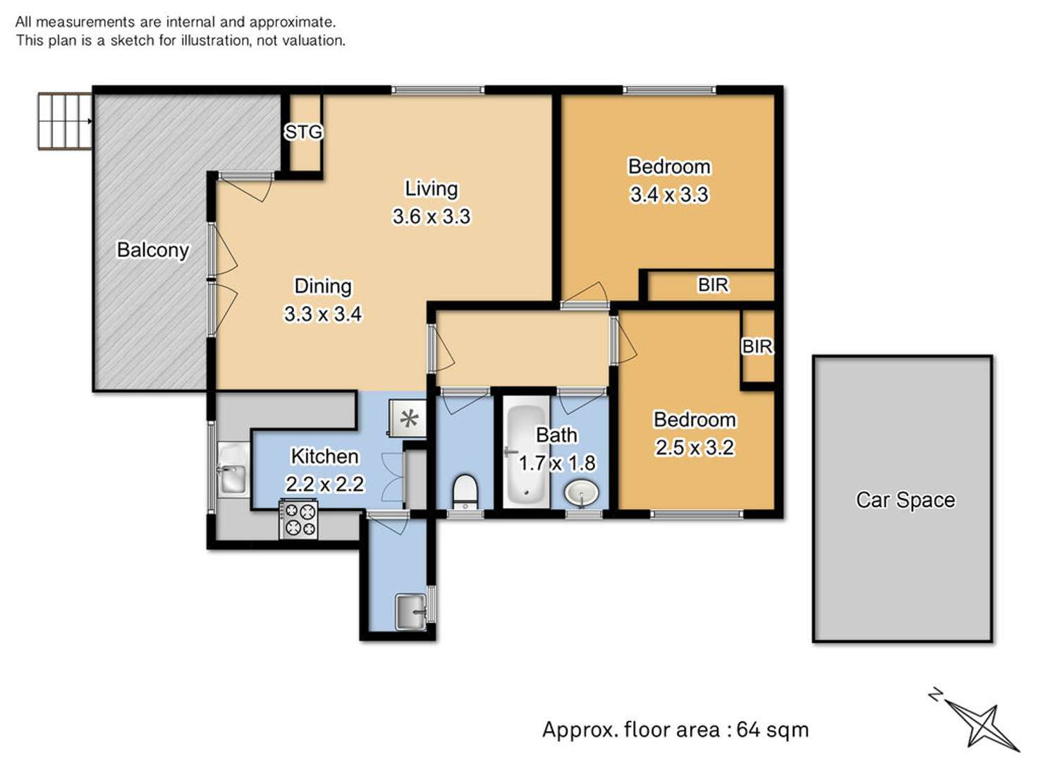 Floorplan of Homely apartment listing, 5/347 Sandy Bay Road, Sandy Bay TAS 7005