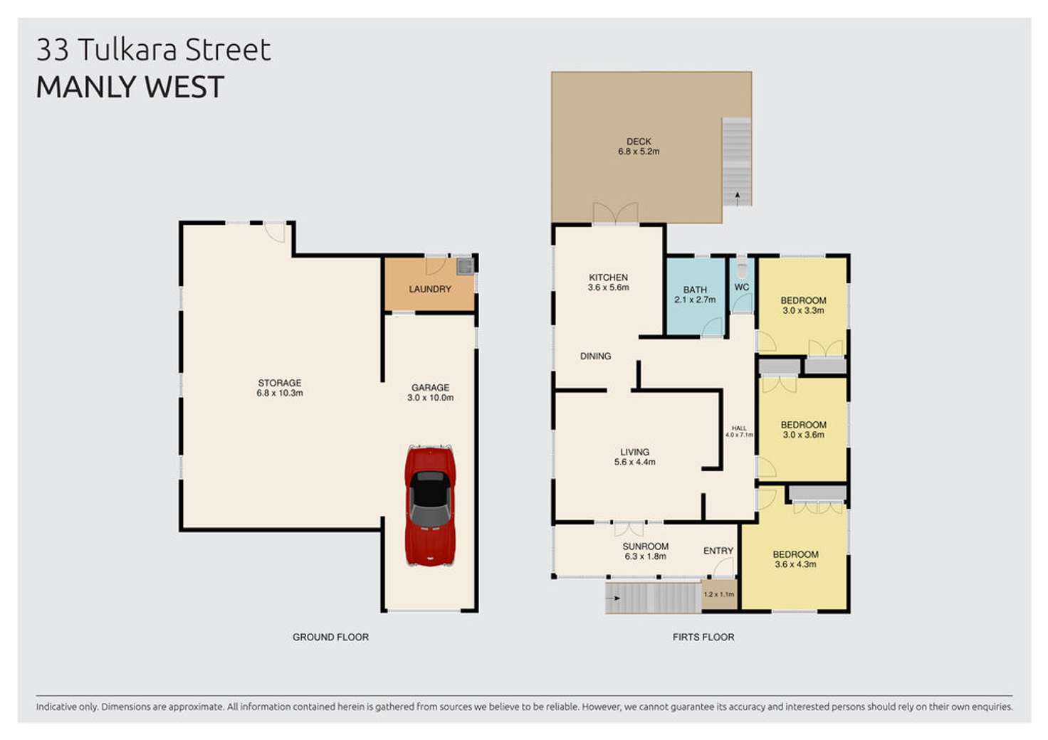 Floorplan of Homely house listing, 33 TULKARA STREET, Manly West QLD 4179
