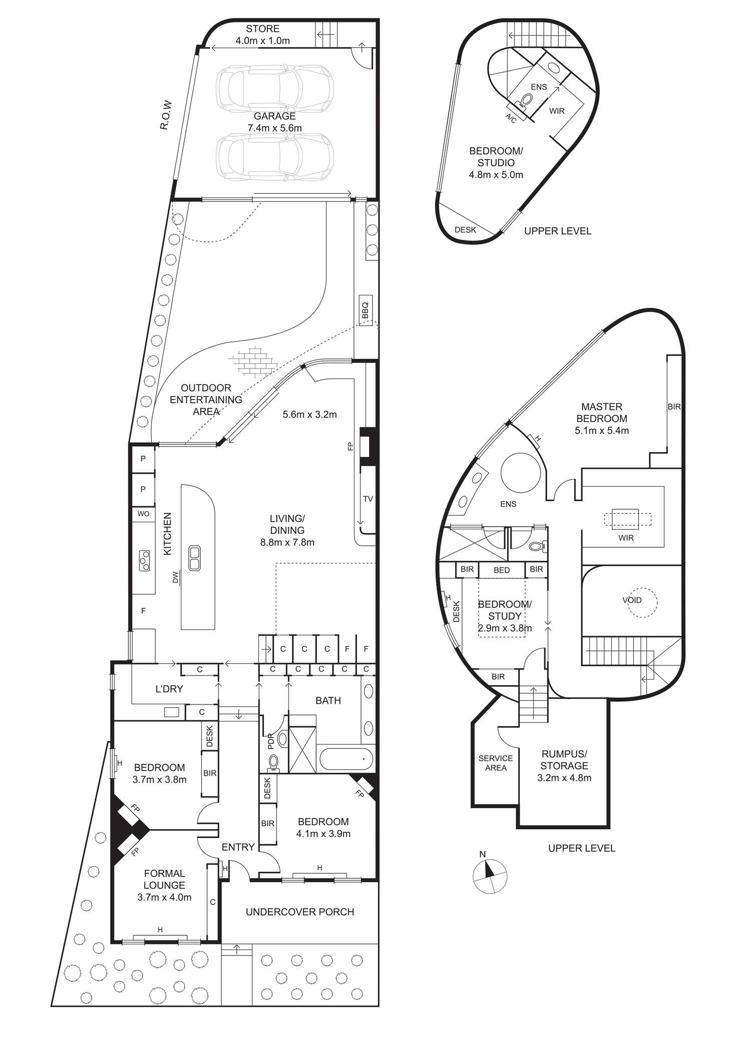 Floorplan of Homely house listing, 107 Richardson Street, Albert Park VIC 3206