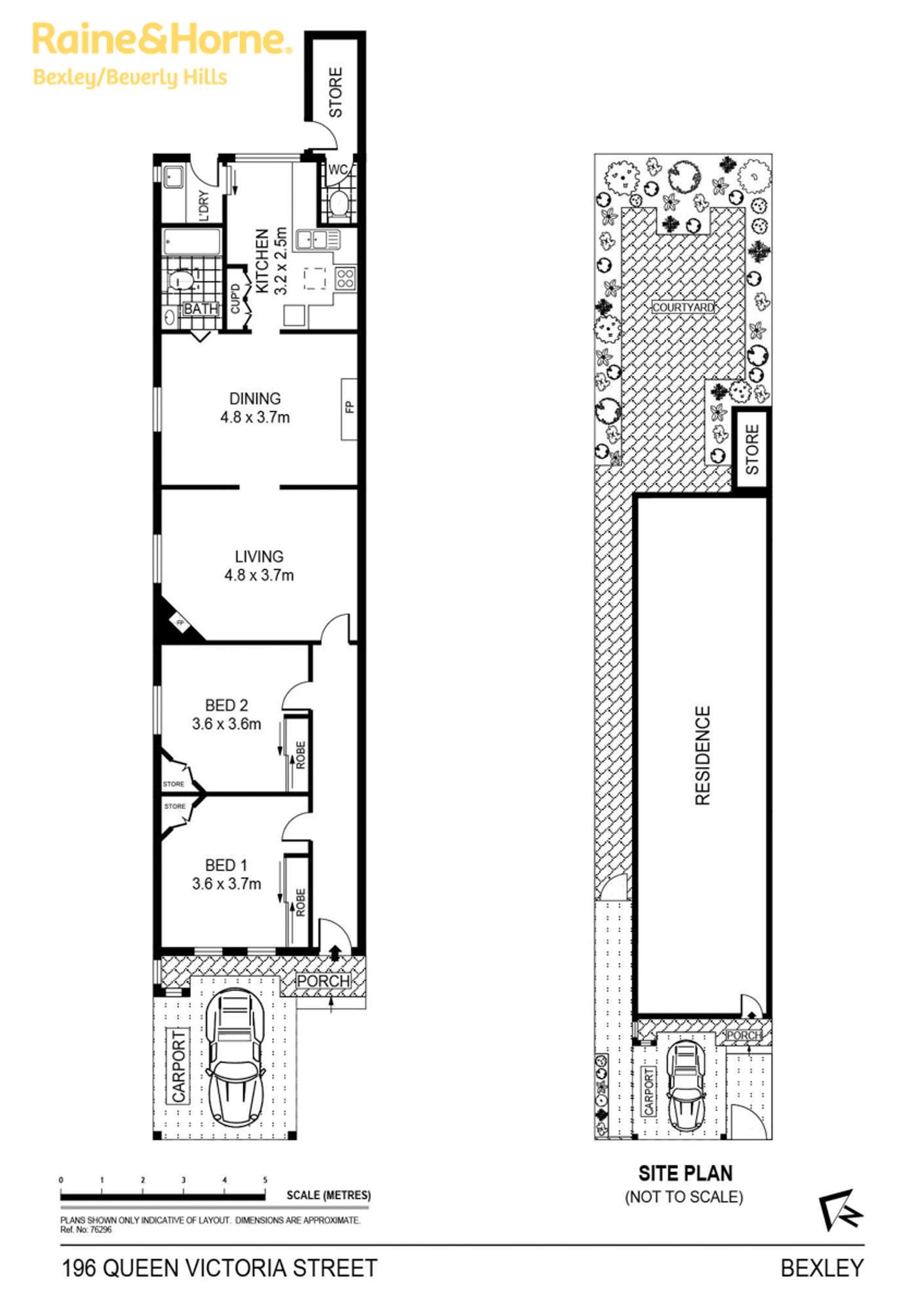 Floorplan of Homely semiDetached listing, 196 Queen Victoria Street, Bexley NSW 2207