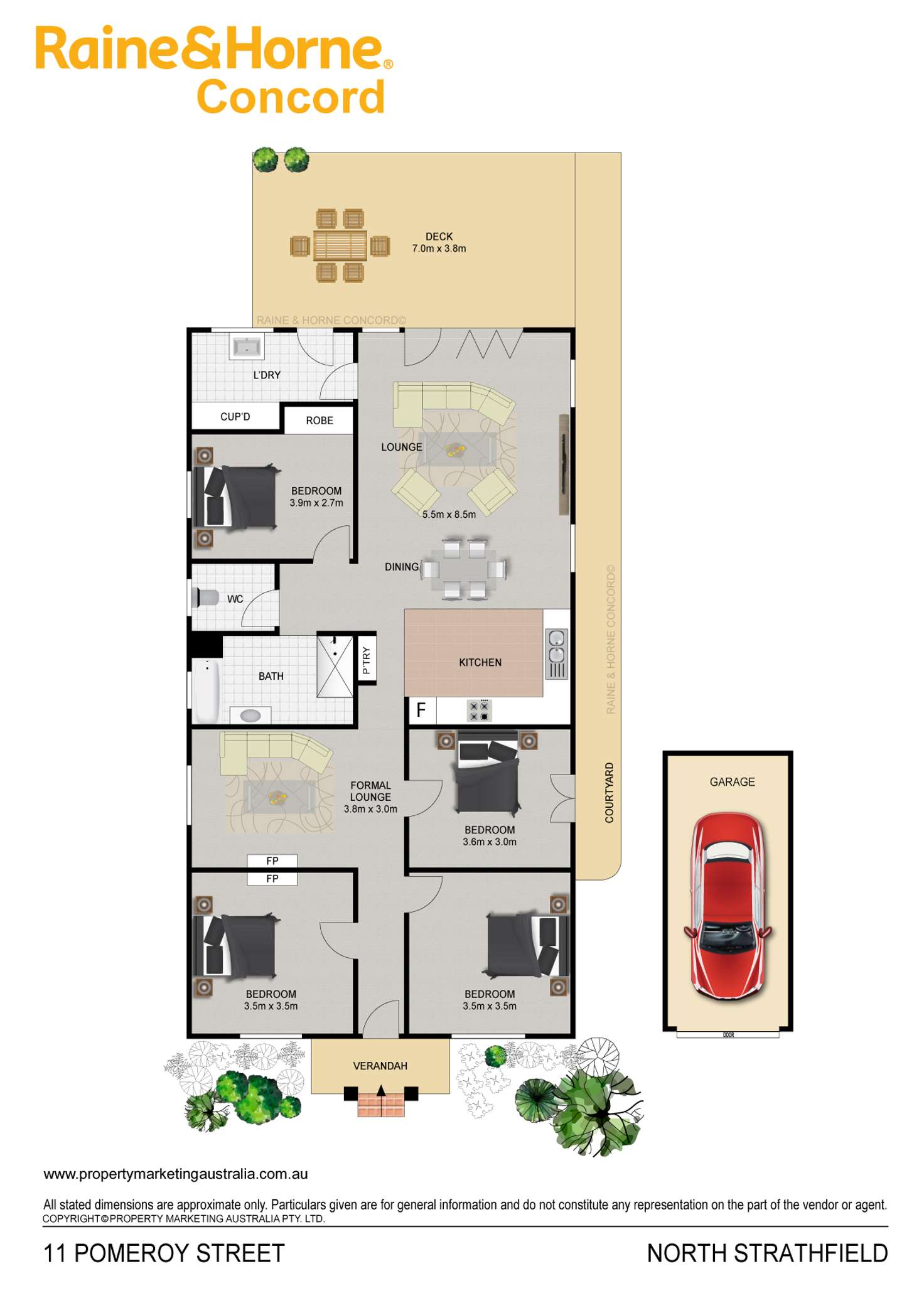 Floorplan of Homely house listing, 11 Pomeroy Street, North Strathfield NSW 2137