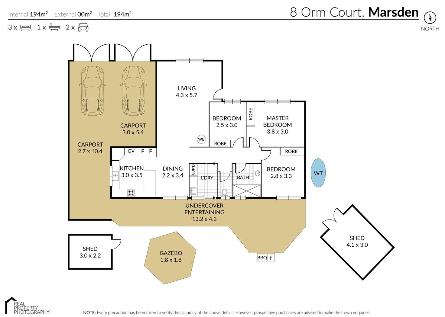 Floorplan of Homely house listing, 8 ORM COURT, Marsden QLD 4132