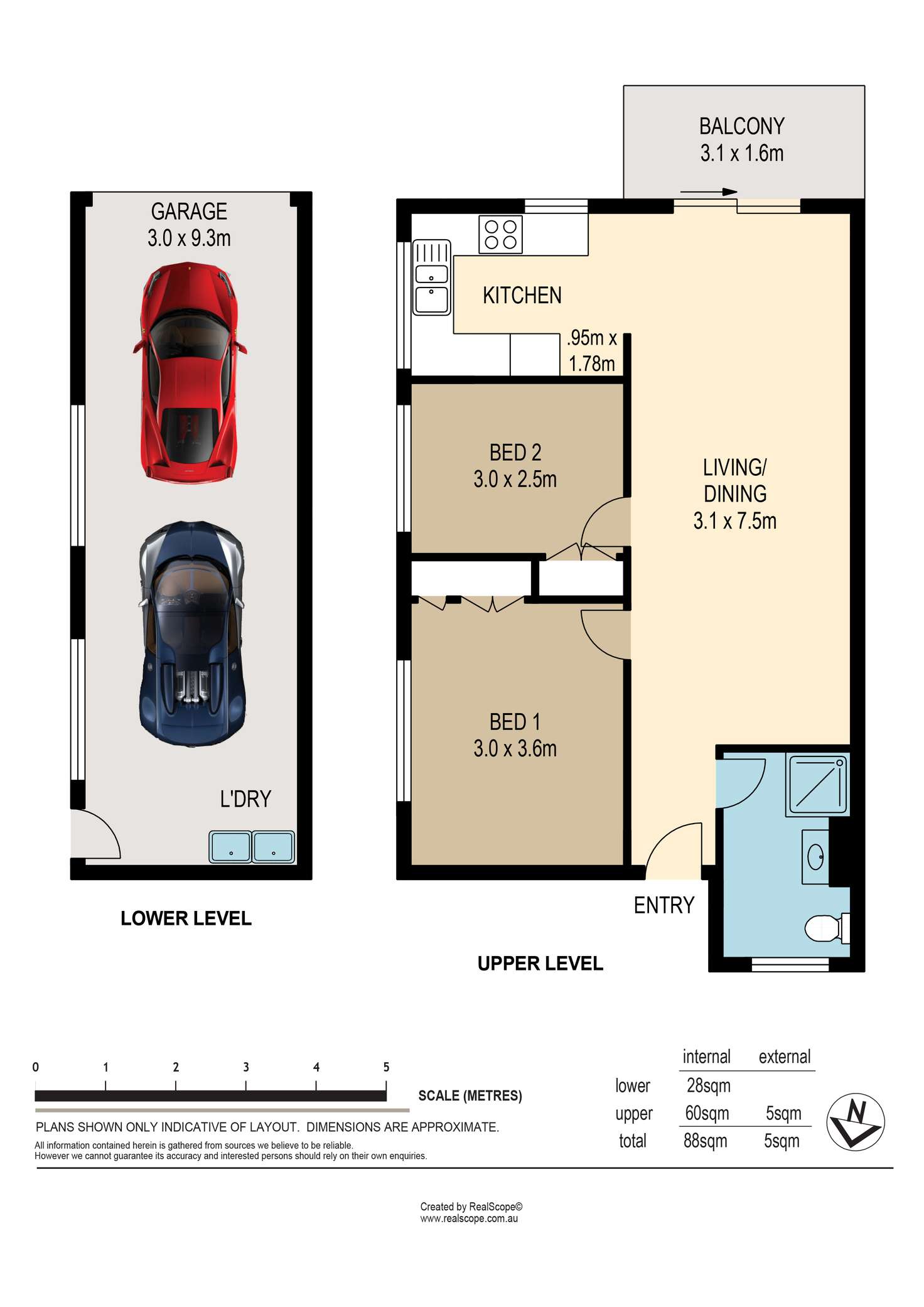 Floorplan of Homely unit listing, 6/36 Jubilee Terrace, Ashgrove QLD 4060