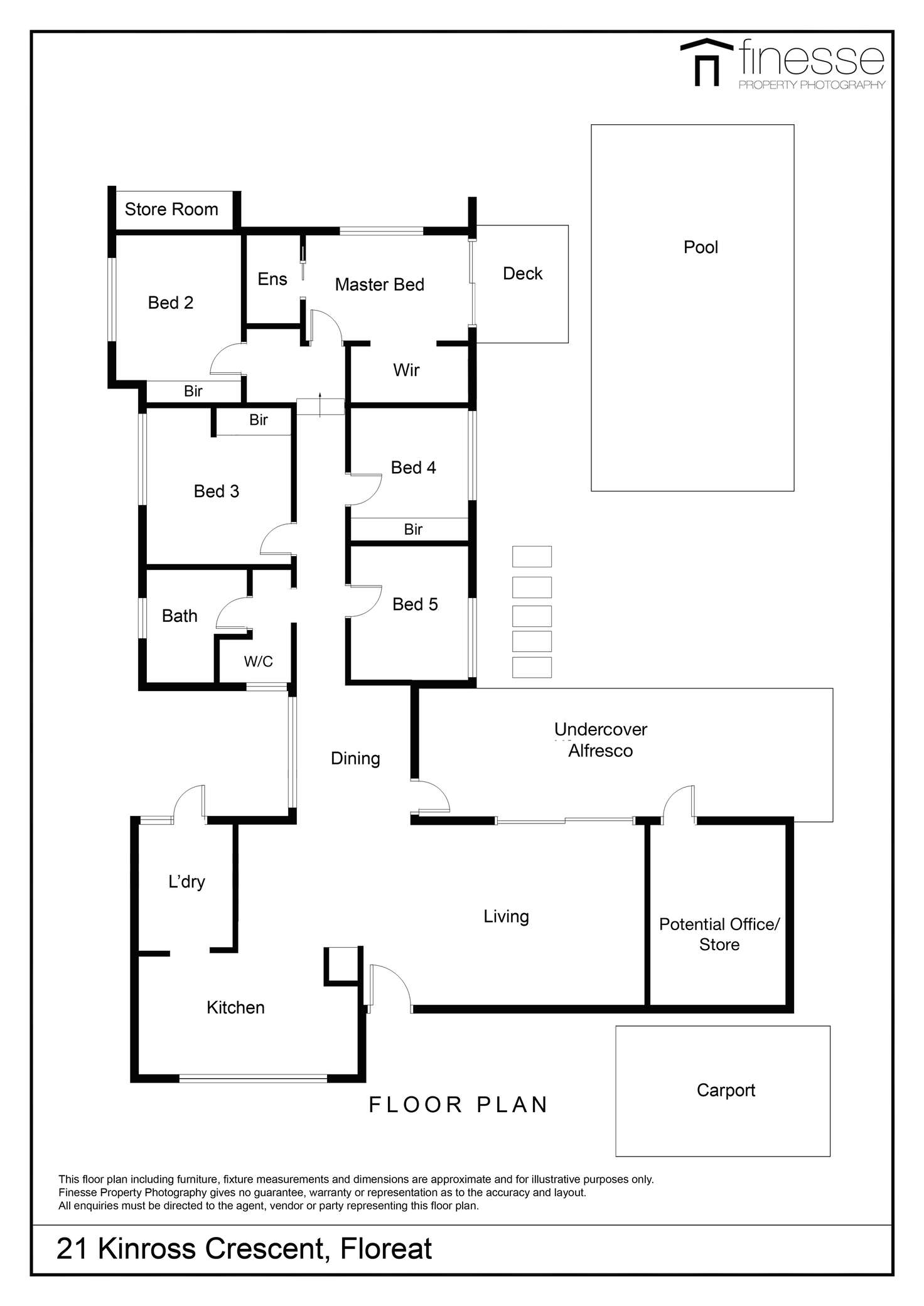 Floorplan of Homely house listing, 21 Kinross Crescent, Floreat WA 6014