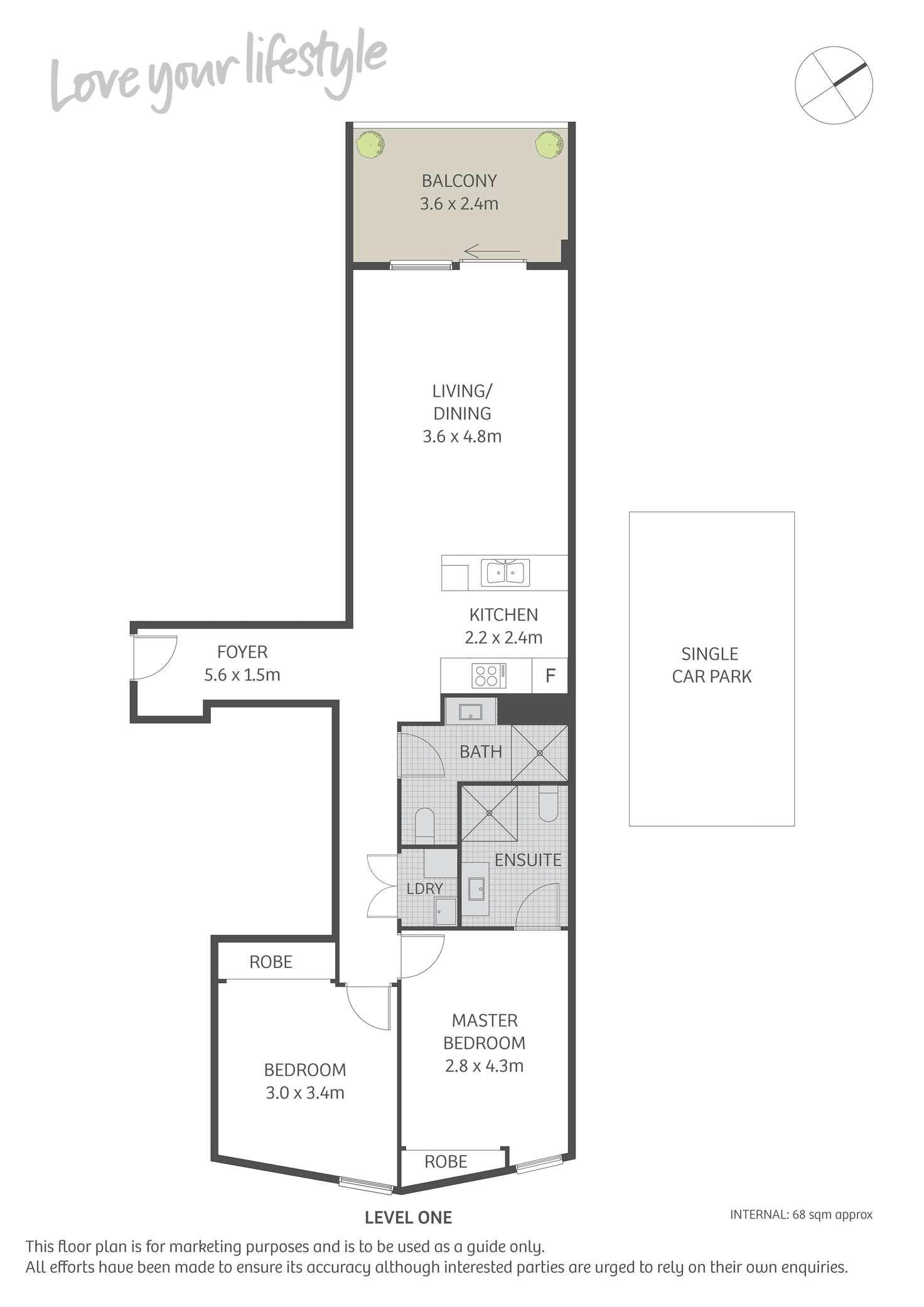 Floorplan of Homely apartment listing, 16/33-47 Euston Road, Alexandria NSW 2015