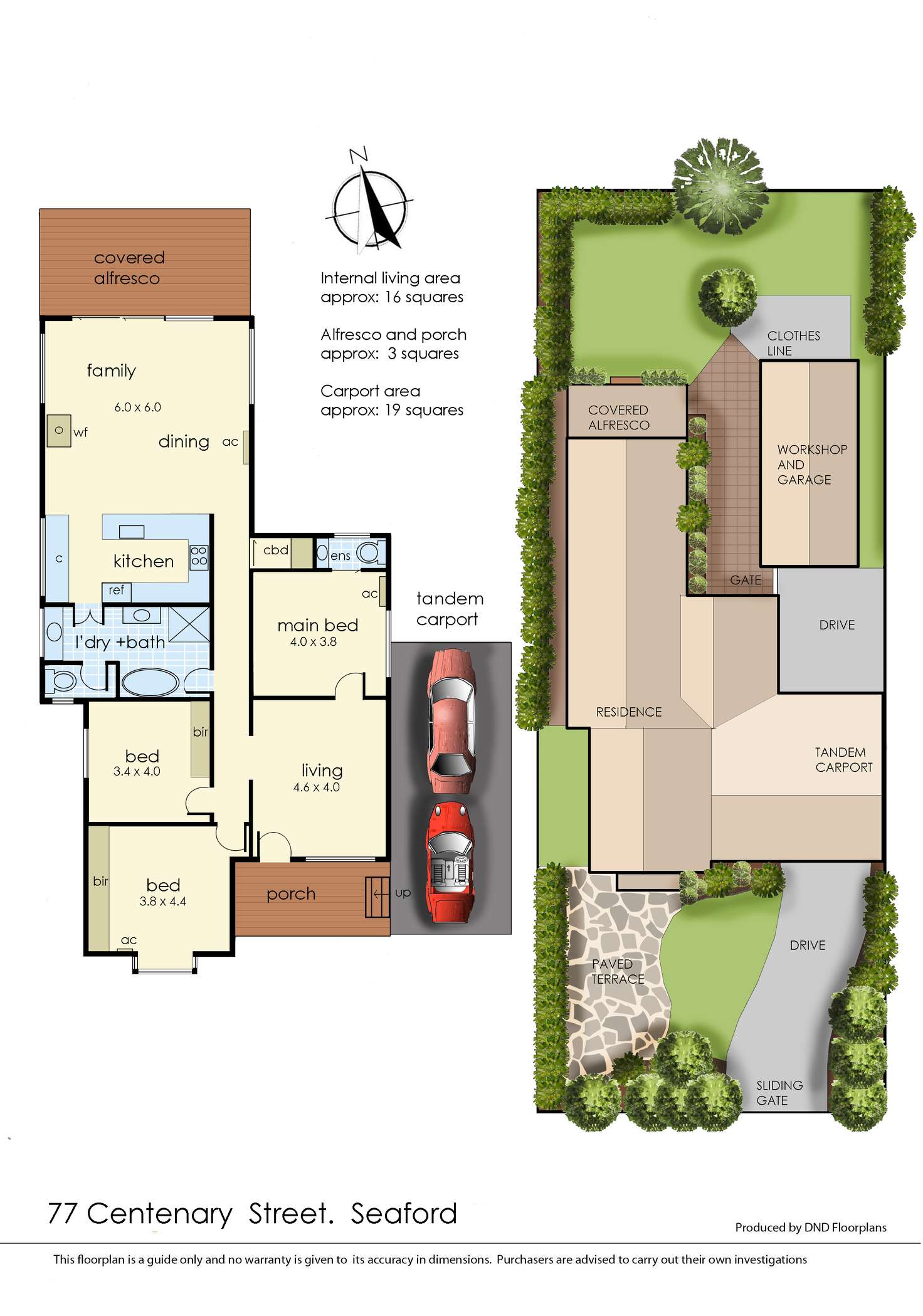 Floorplan of Homely house listing, 77 Centenary Street, Seaford VIC 3198