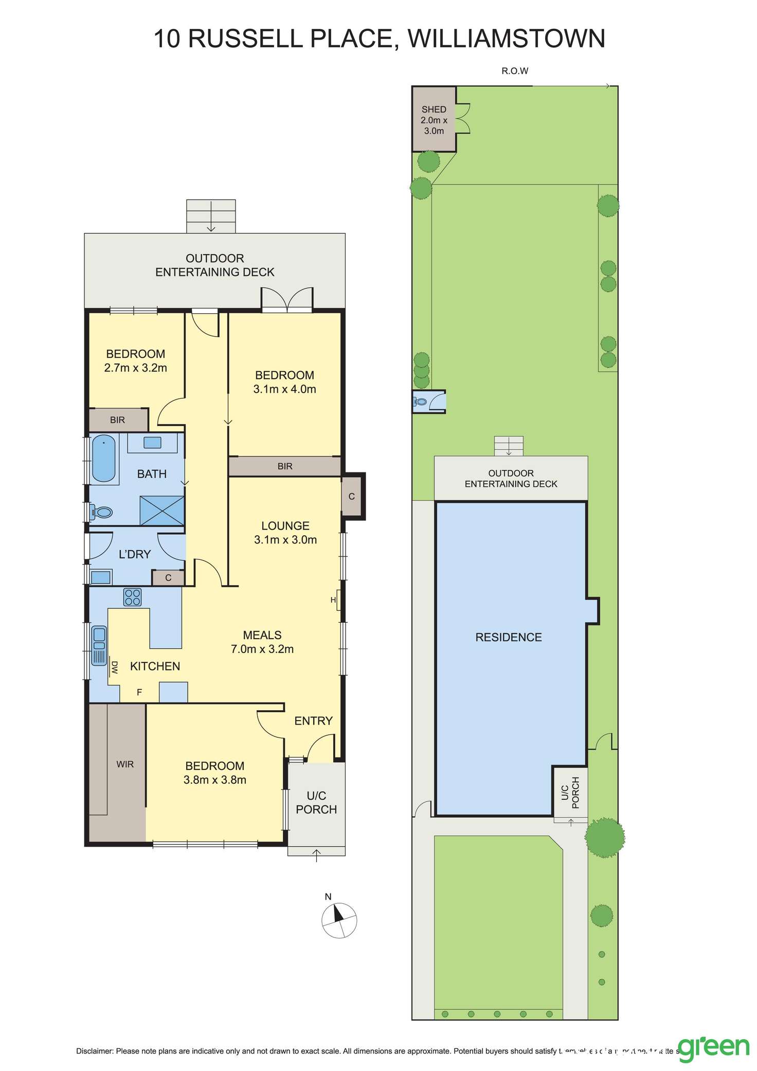 Floorplan of Homely house listing, 10 Russell Place, Williamstown VIC 3016