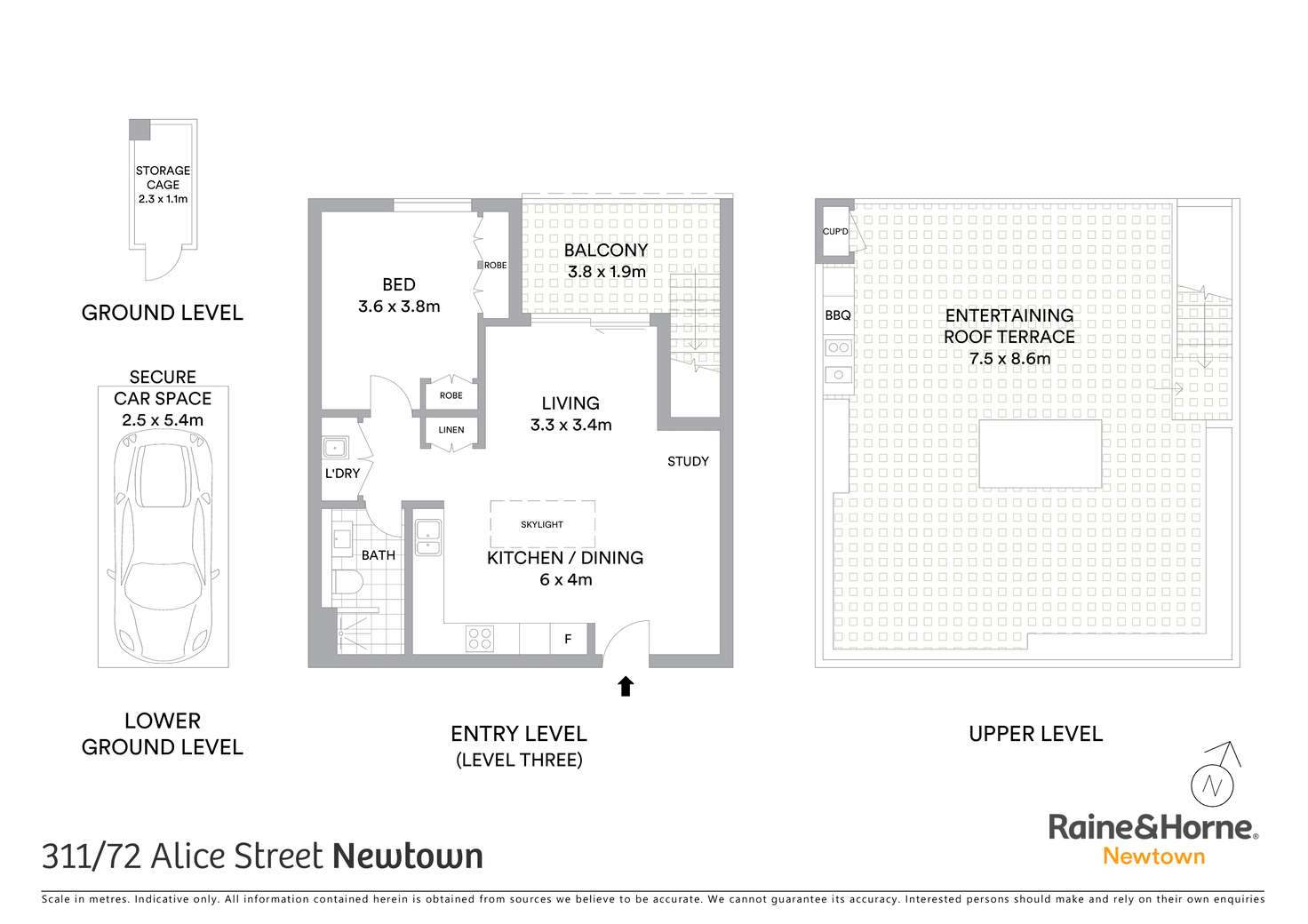 Floorplan of Homely unit listing, E311/72 Alice Street, Newtown NSW 2042