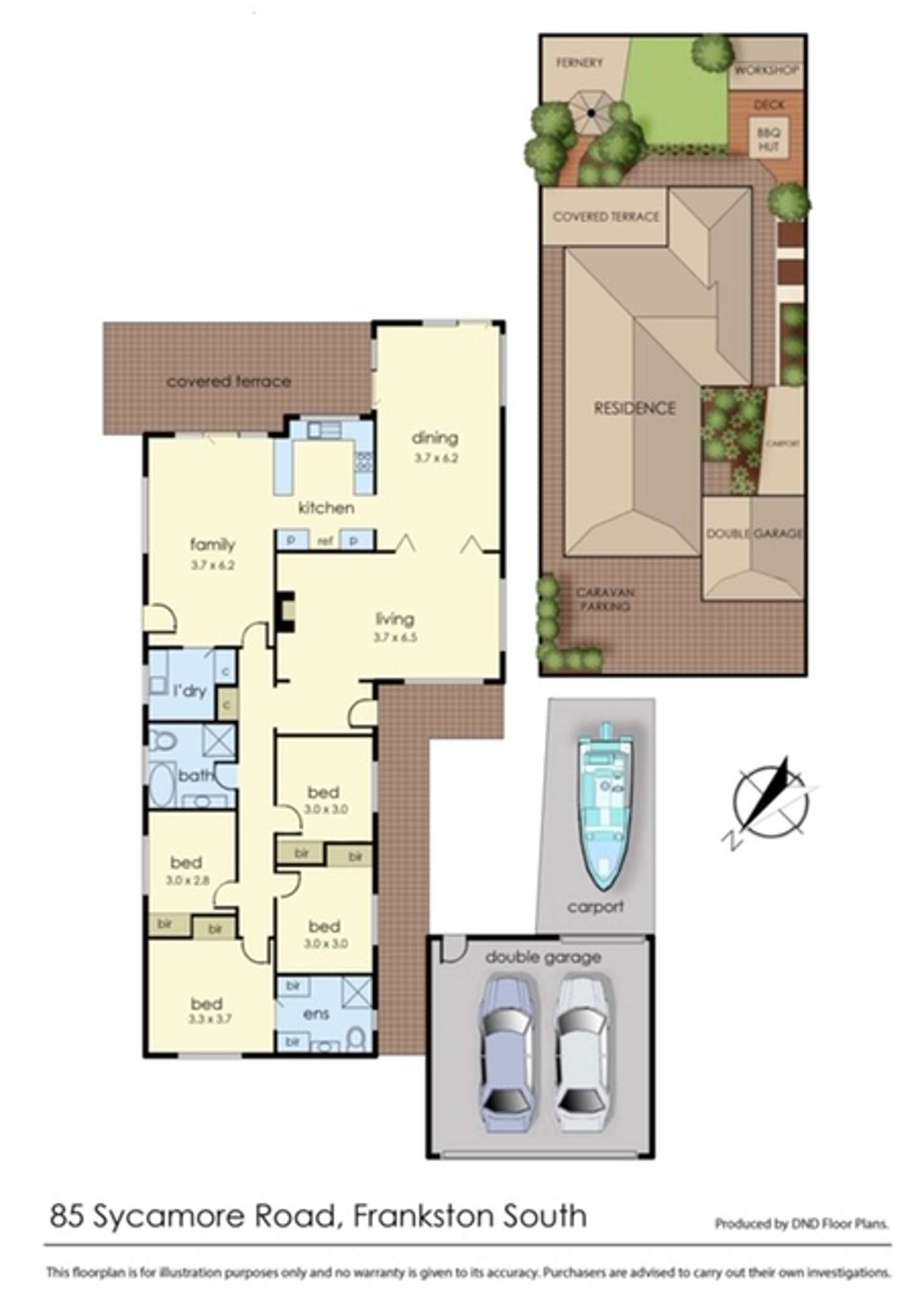 Floorplan of Homely house listing, 85 Sycamore Road, Frankston South VIC 3199