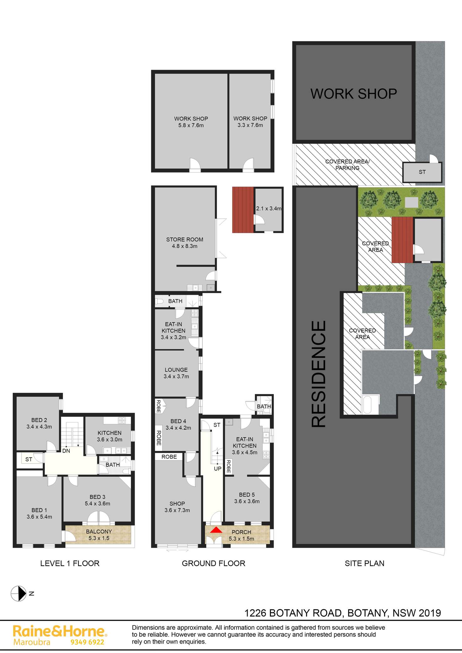 Floorplan of Homely house listing, 1226 Botany Road, Botany NSW 2019