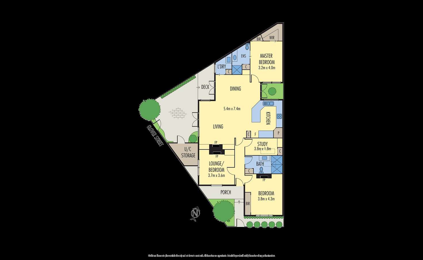 Floorplan of Homely house listing, 32 St Vincent Street, Albert Park VIC 3206