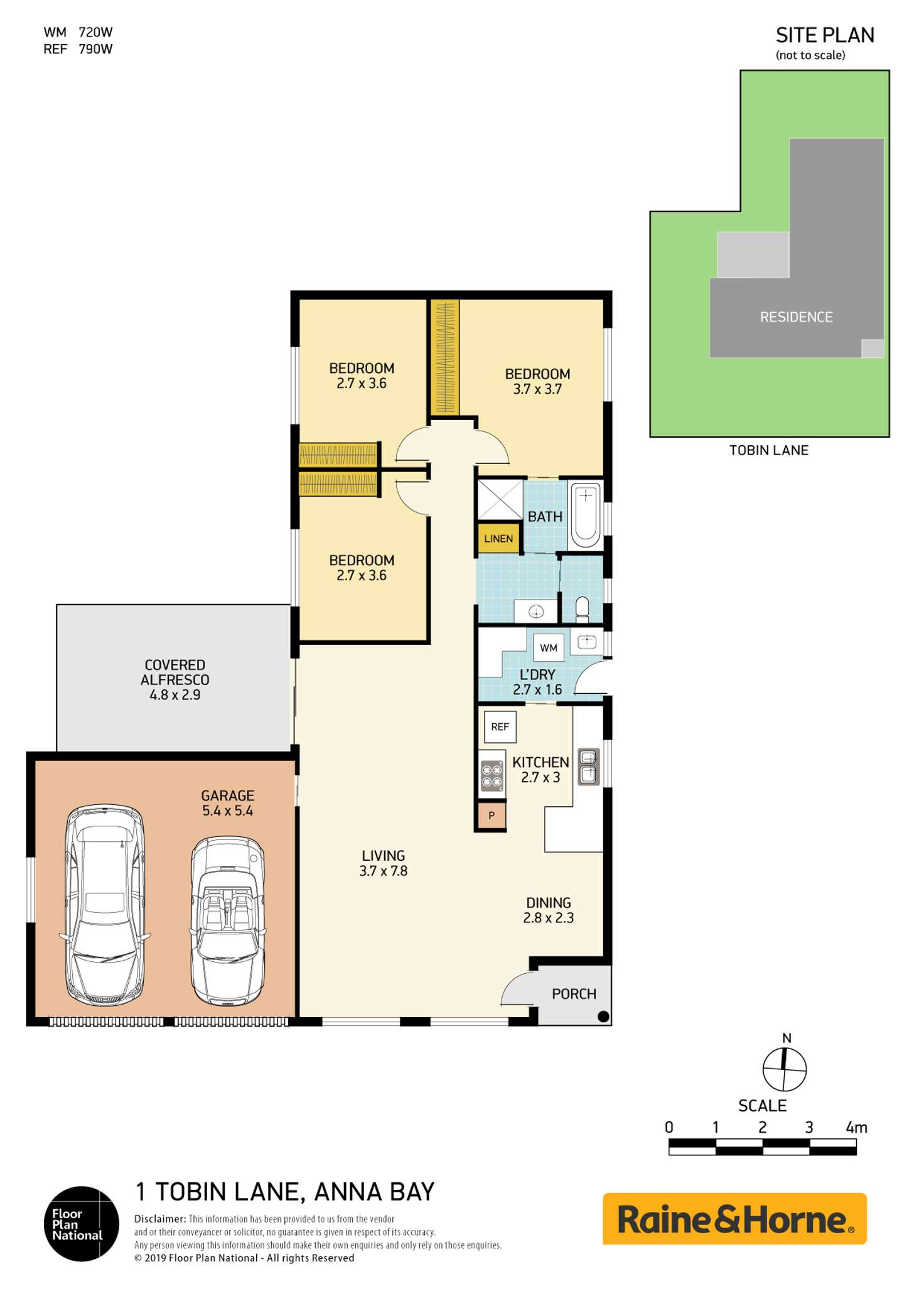 Floorplan of Homely house listing, 1 Tobin Lane, Anna Bay NSW 2316