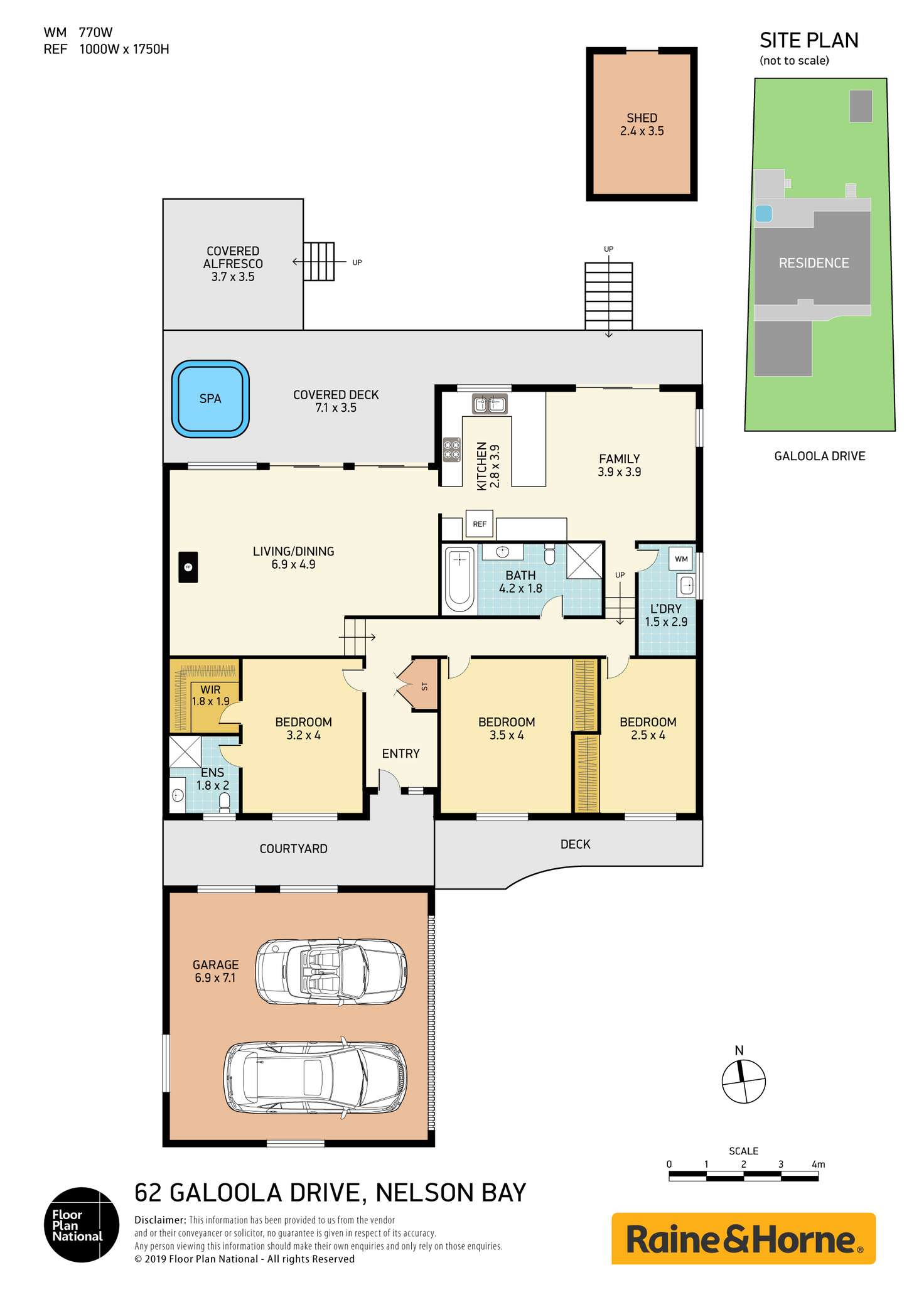 Floorplan of Homely house listing, 62 Galoola Drive, Nelson Bay NSW 2315