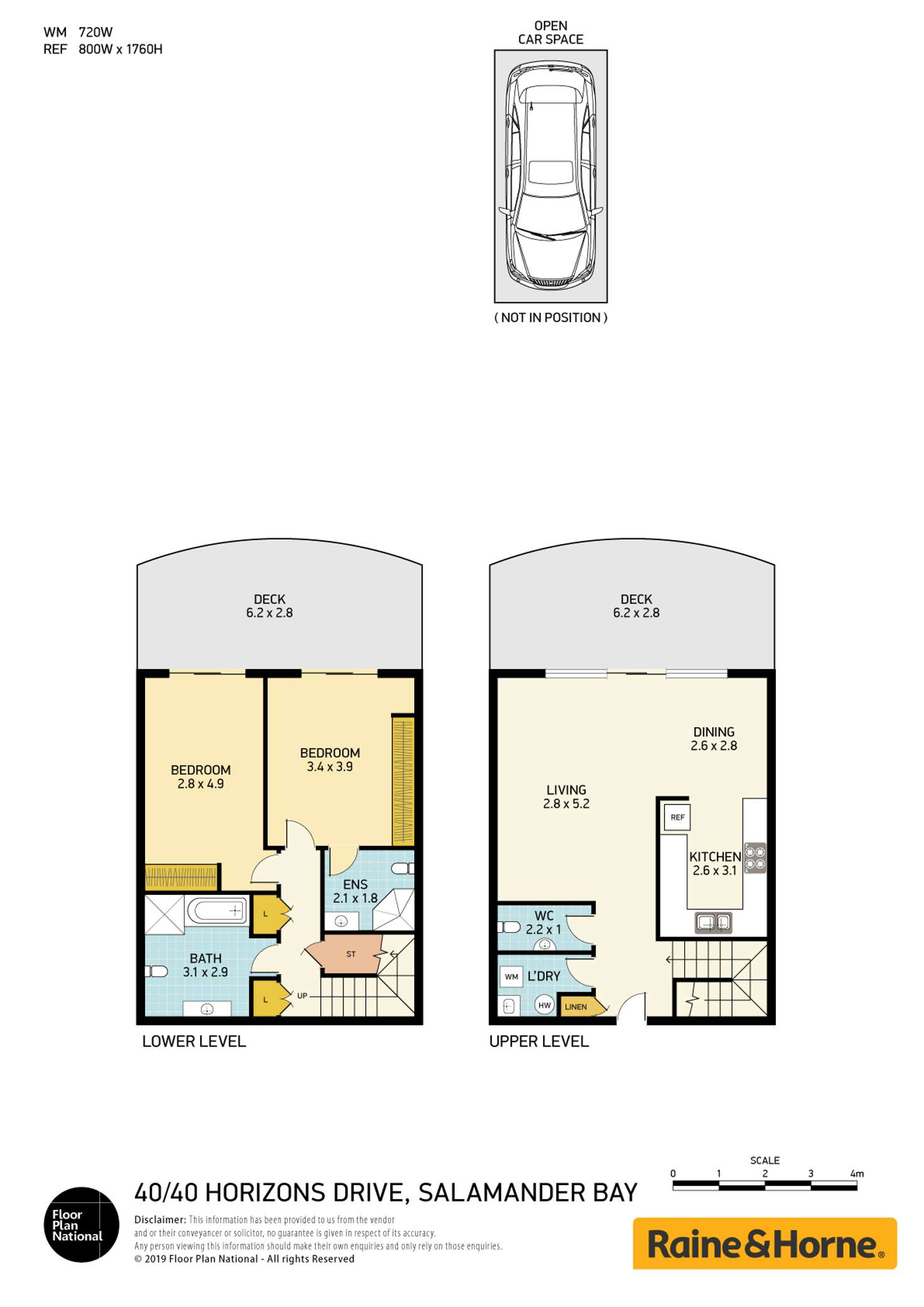 Floorplan of Homely unit listing, 40/40 Horizons Drive, Salamander Bay NSW 2317