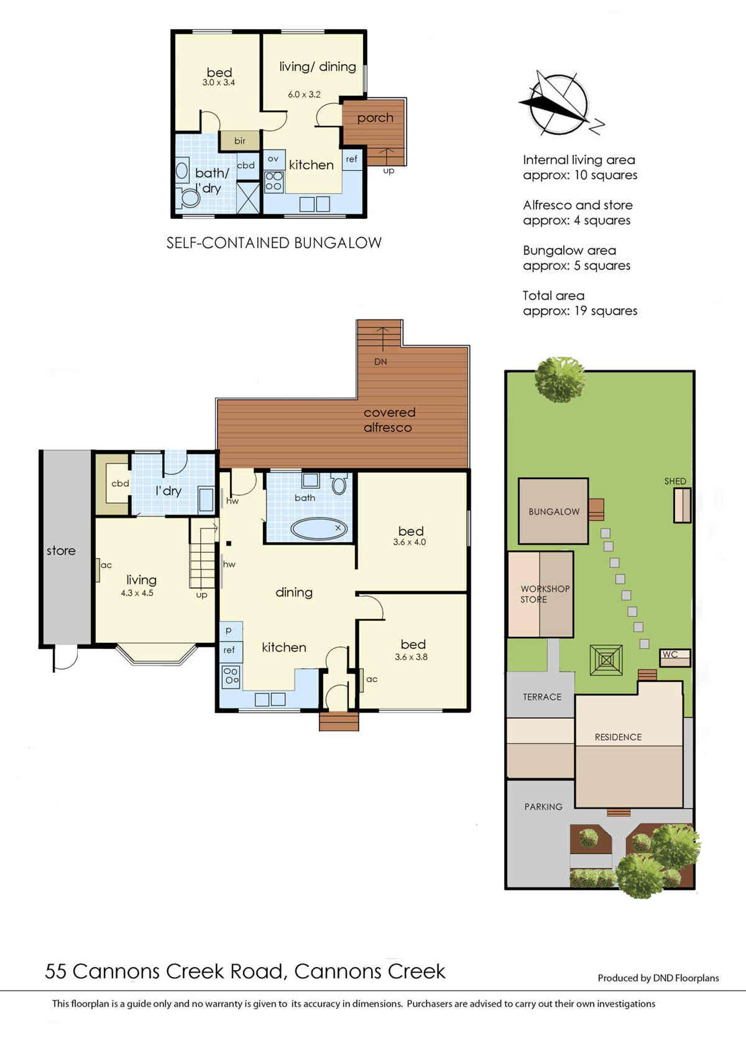 Floorplan of Homely house listing, 55 Cannons Creek Road, Cannons Creek VIC 3977