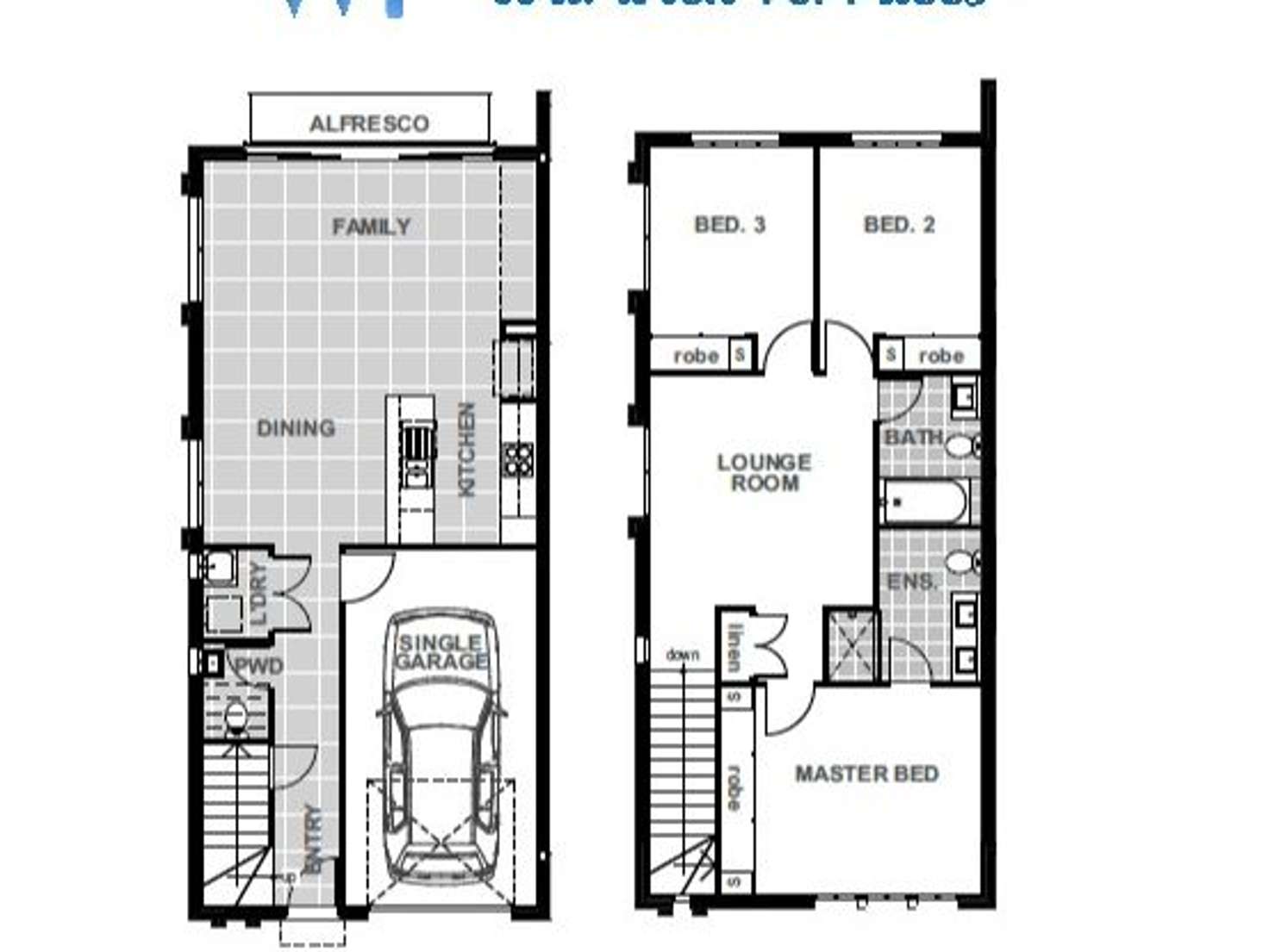 Floorplan of Homely townhouse listing, 36 Cox Road, Pimpama QLD 4209